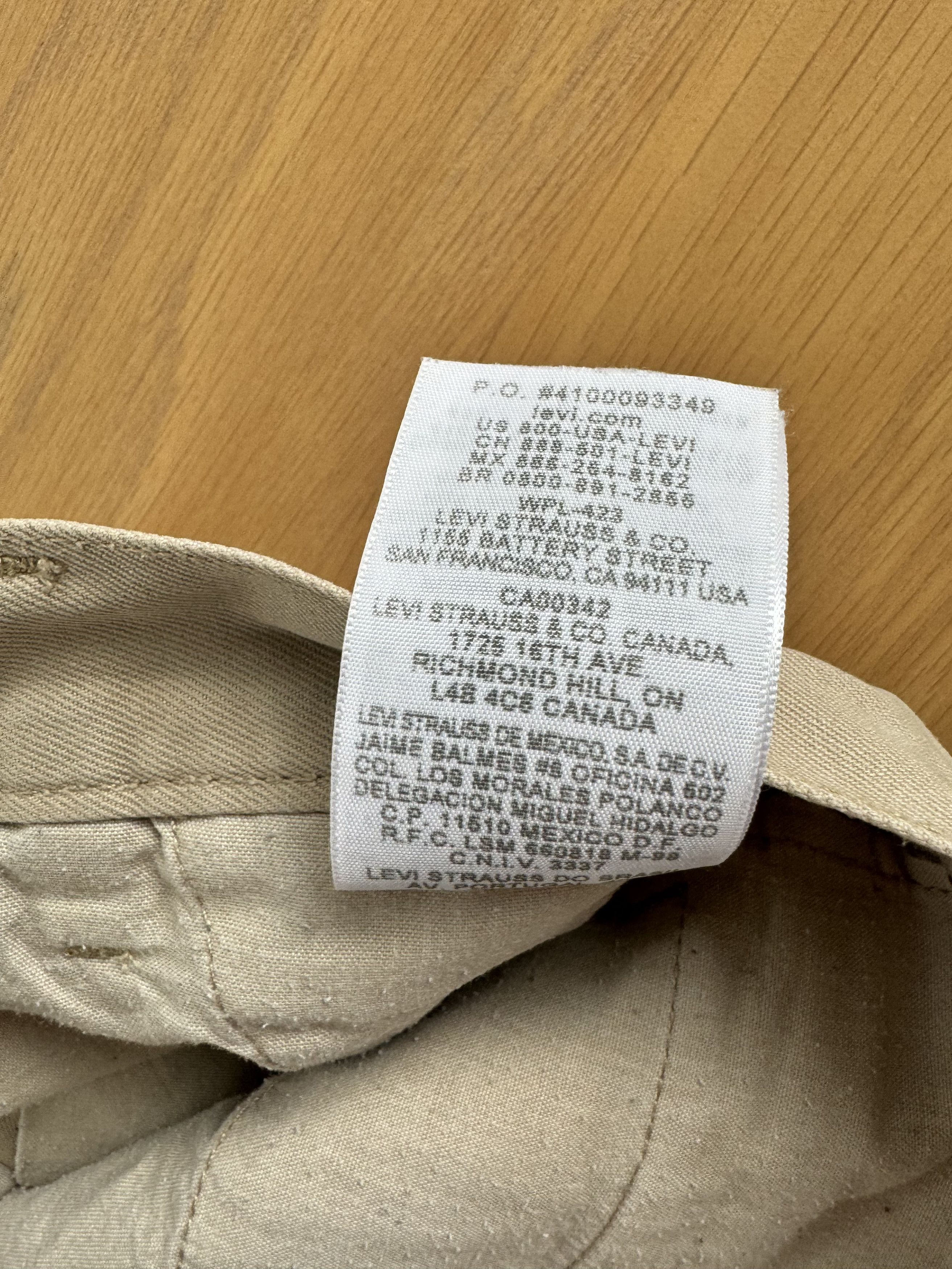 Levi's Vintage Levi’s Chinos 👖 Khaki 32x30 Size US 32 / EU 48 - 2 Thumbnail