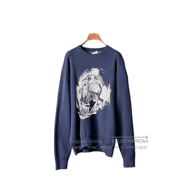 Alexander McQueen Alexander McQueen Men's Blue Cotton Sweatshirt . Size US M / EU 48-50 / 2 - 1 Thumbnail