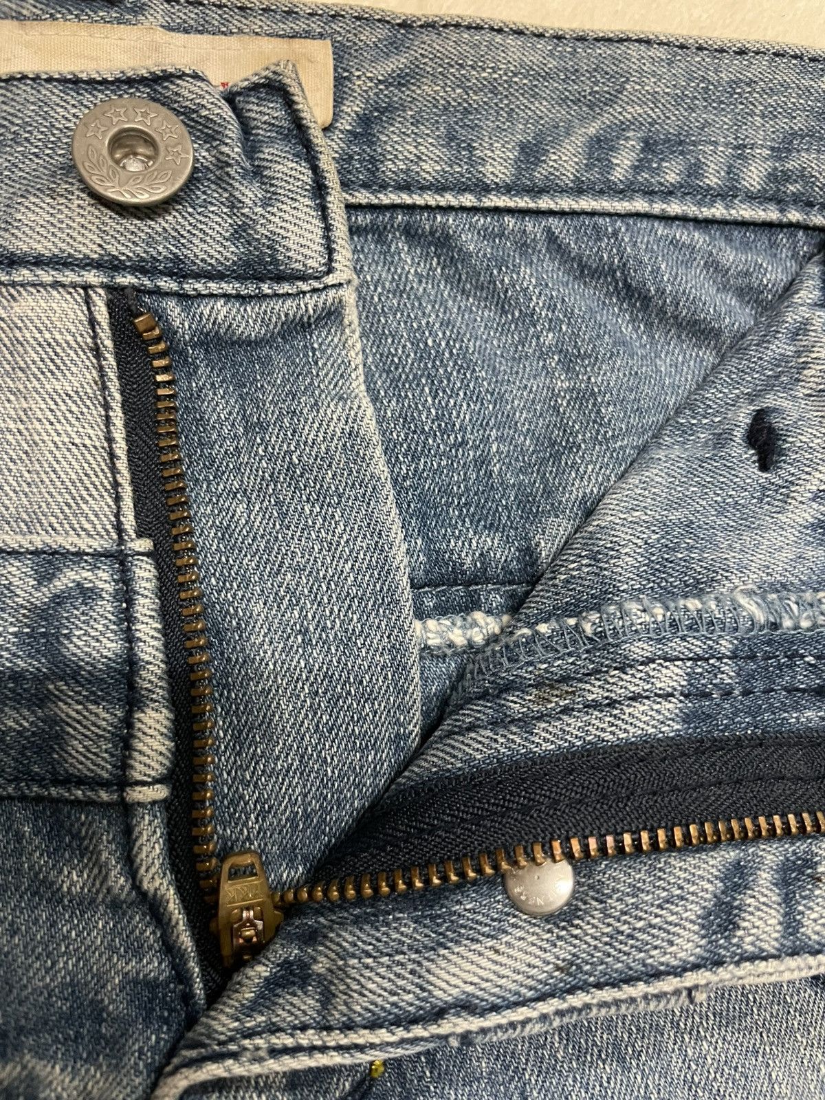 Japanese Brand Vintage WG Japanese Brand Double Waist Denim Jeans Size US 30 / EU 46 - 7 Thumbnail