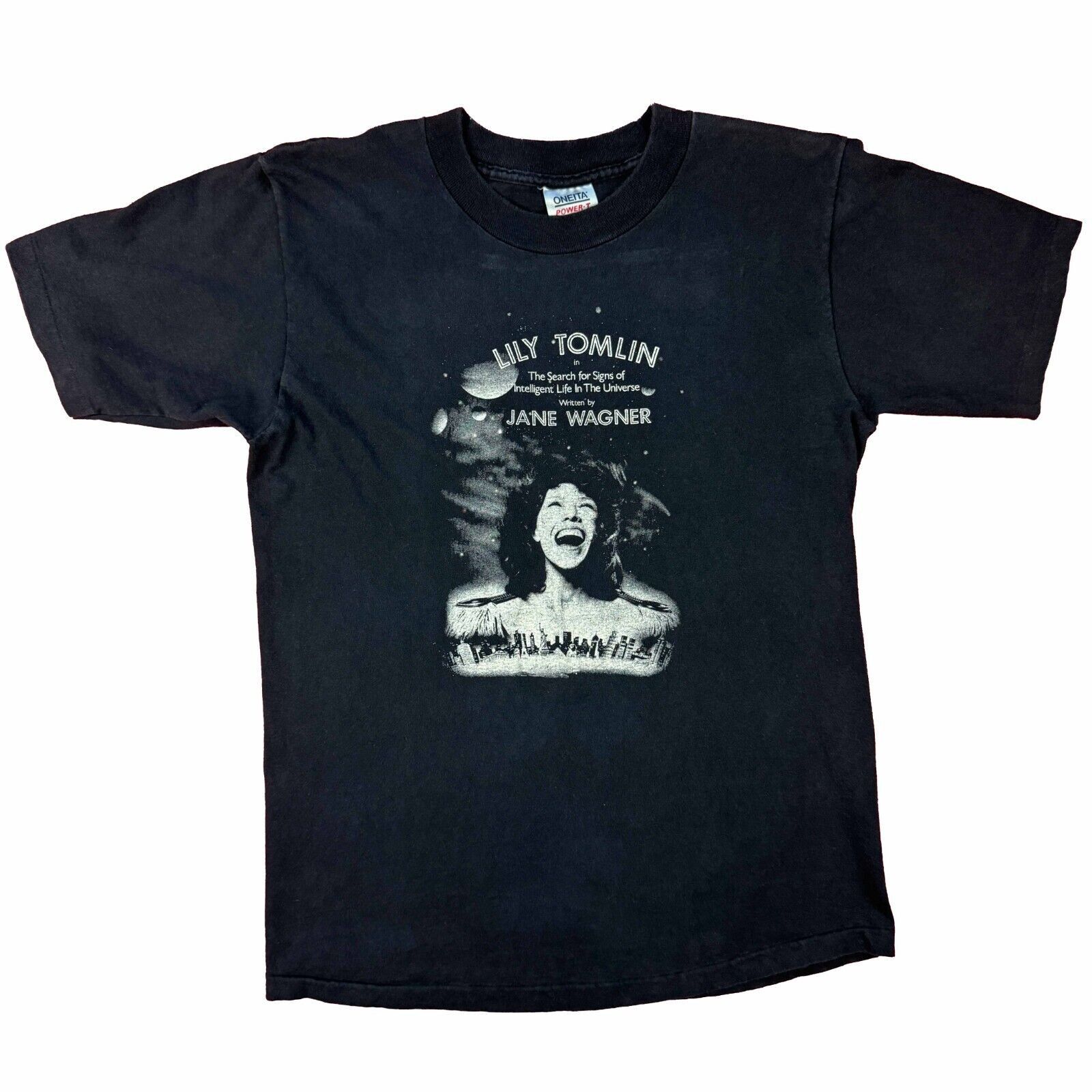 Vintage Vintage 90s 1991 Lily Tomlin Search Signs Life T-Shirt Film Size US L / EU 52-54 / 3 - 1 Thumbnail