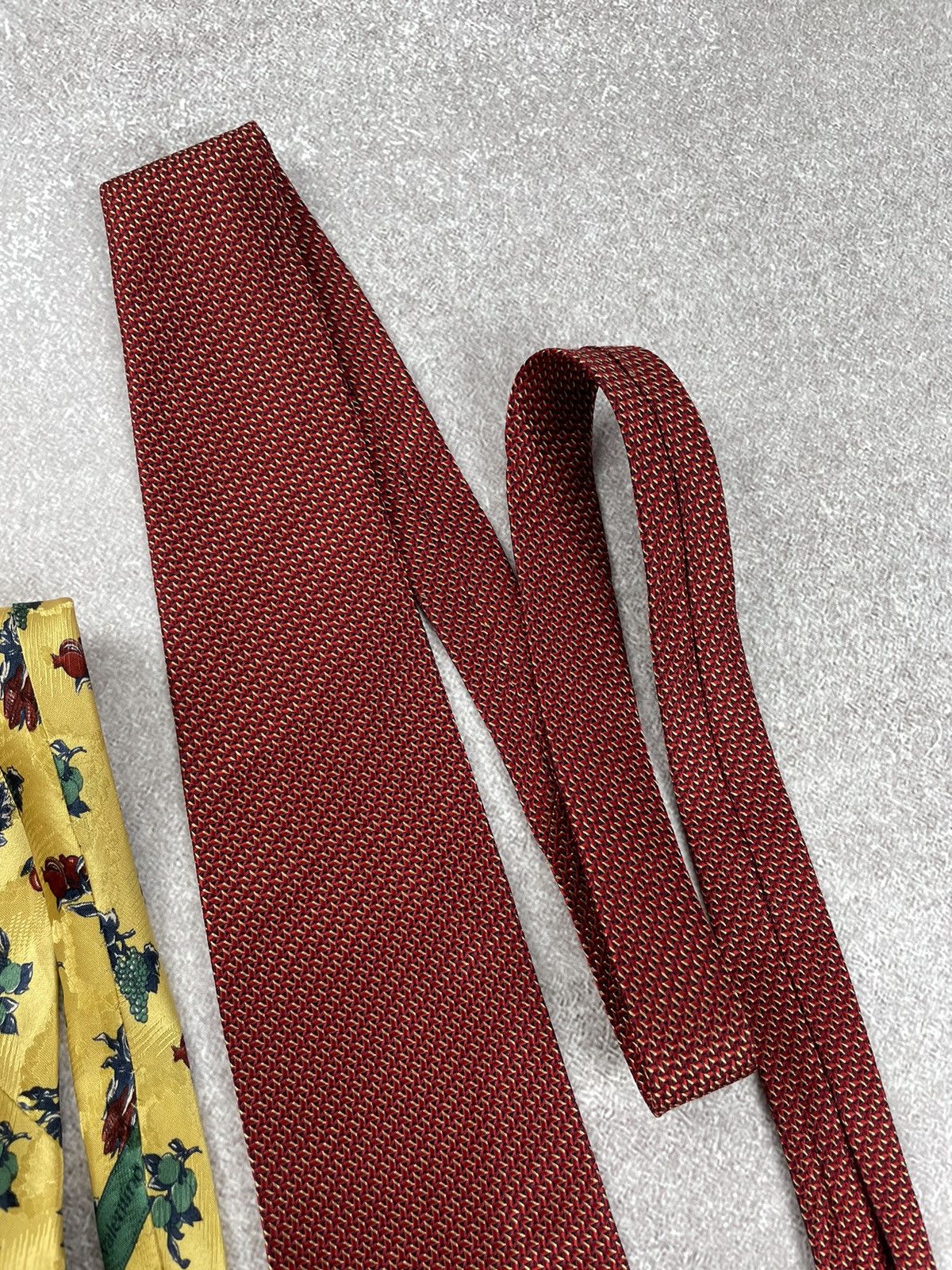 Valentino × Vintage Vintage Valentino Printed Silk Tie Size ONE SIZE - 3 Thumbnail