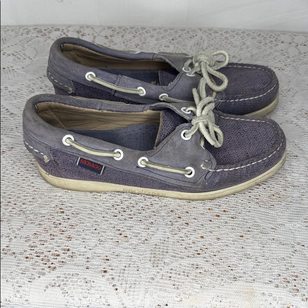 Sebago Sebago Docksides crazy H blue low top slip on boat shoes 5 Size US 5 / IT 35 - 1 Thumbnail