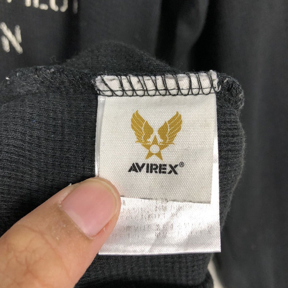 Avirex 📌Vintage Sweatshirt Avirex Big Logo Spell Out Size US L / EU 52-54 / 3 - 14 Thumbnail