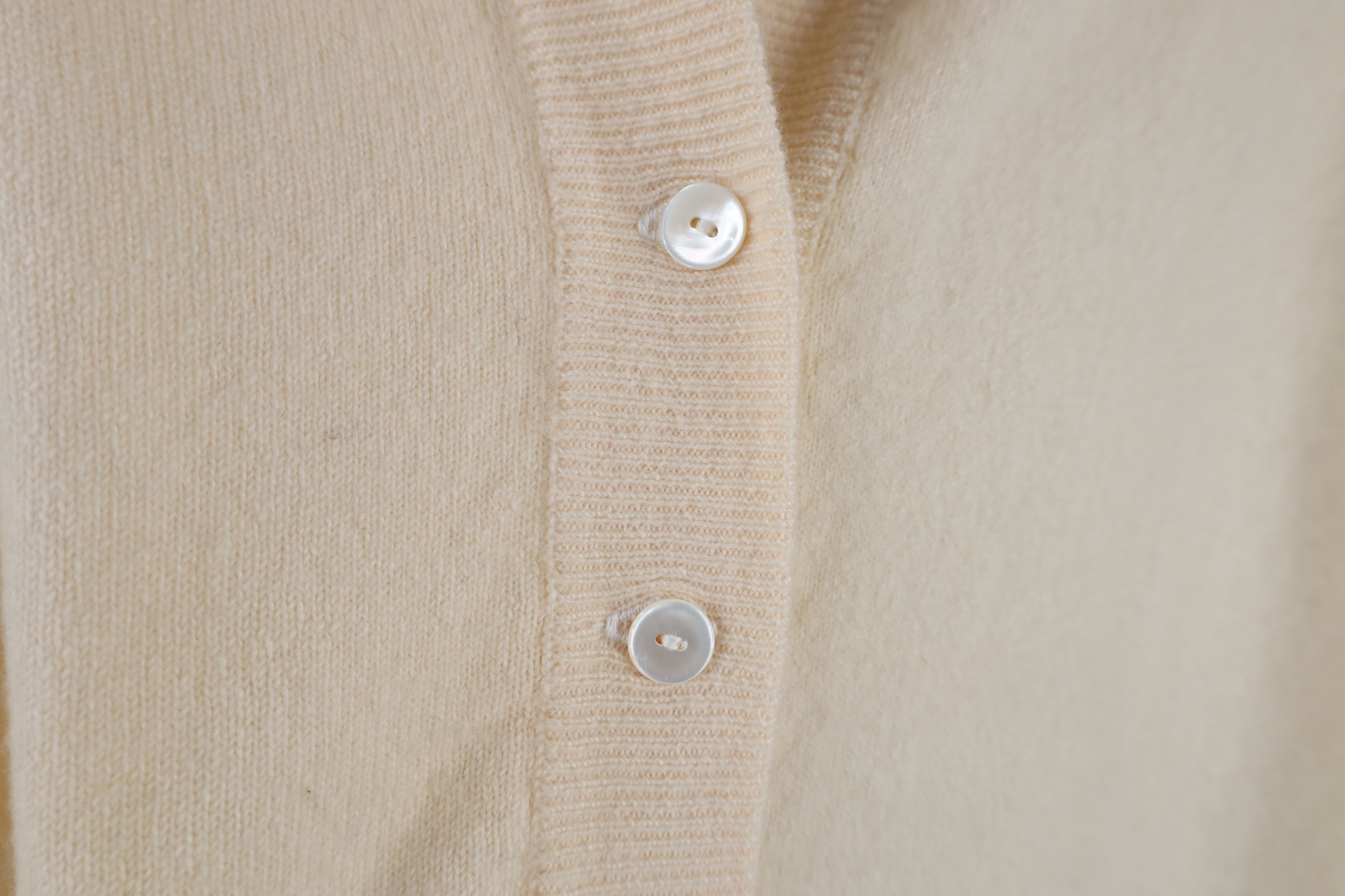 Vintage Vintage 50s Bernhard Altmann Knit Cardigan Sweater Beige Size S / US 4 / IT 40 - 7 Thumbnail