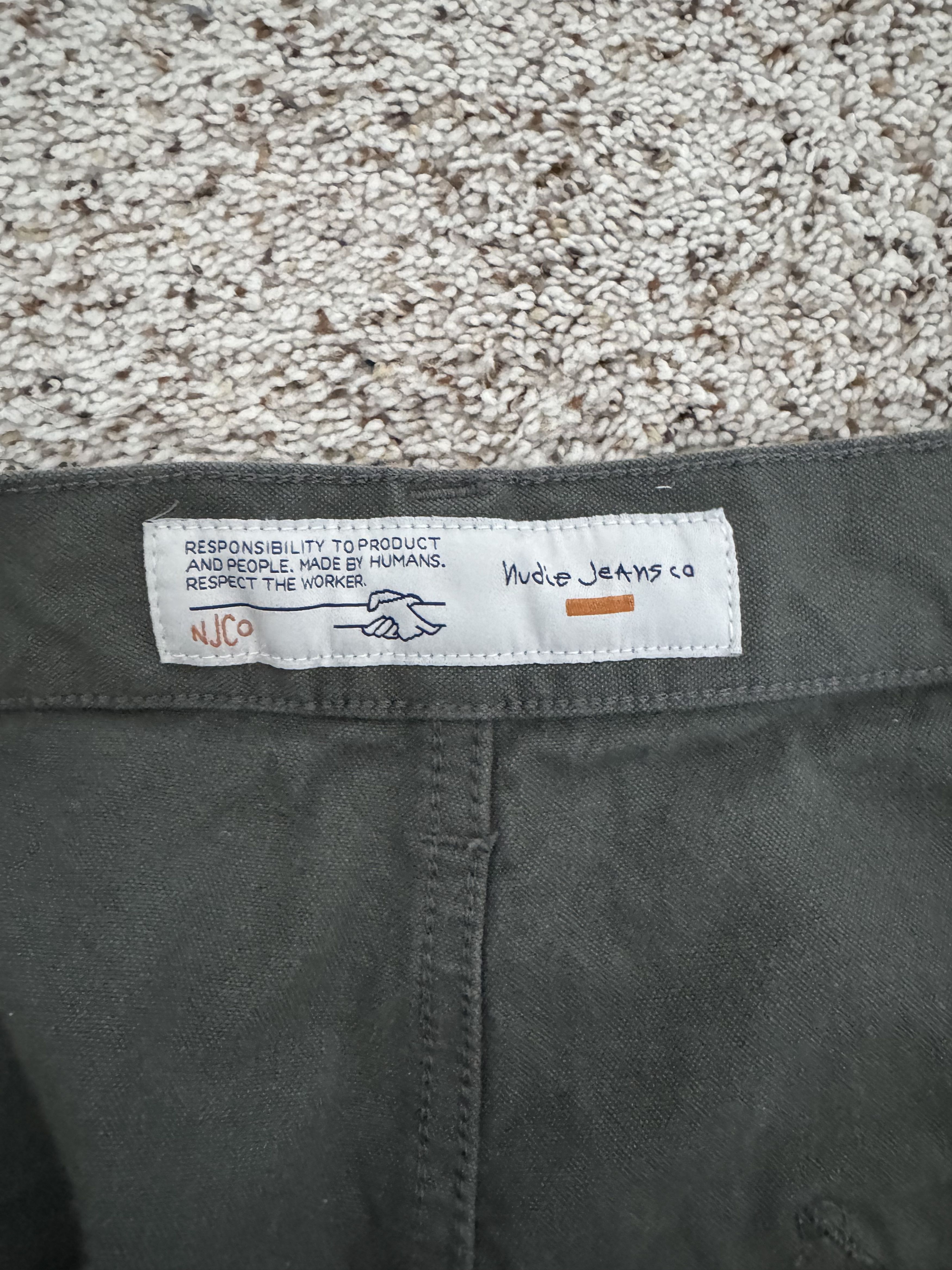 Nudie Jeans Tuff Tony Straight-Leg Organic Cotton-Canvas Trousers Size US 30 / EU 46 - 7 Thumbnail