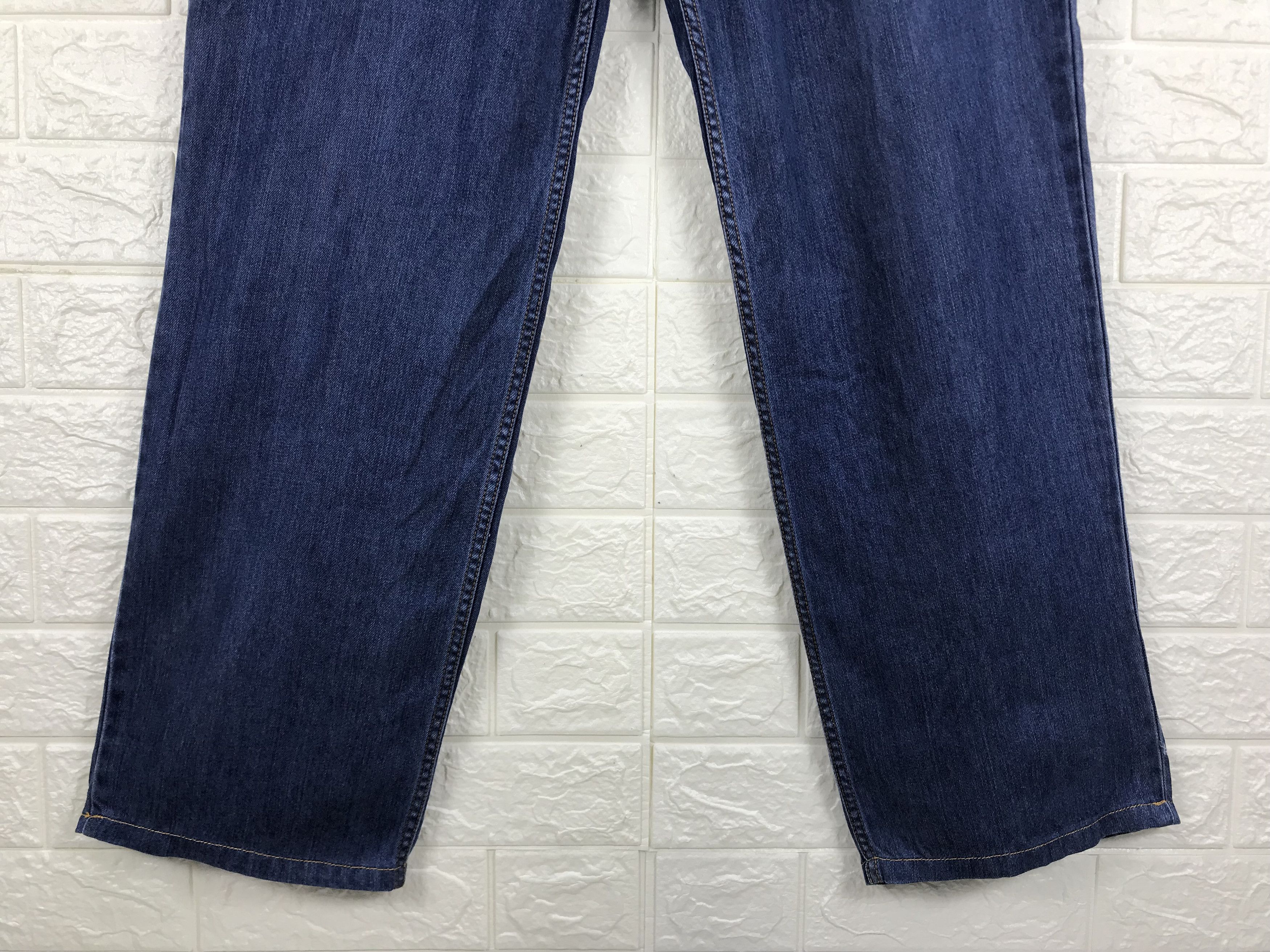 Giovanni Valentino Vintage Giovanni Valentino Embroidered Indigo Denim Pants Size US 31 - 8 Thumbnail