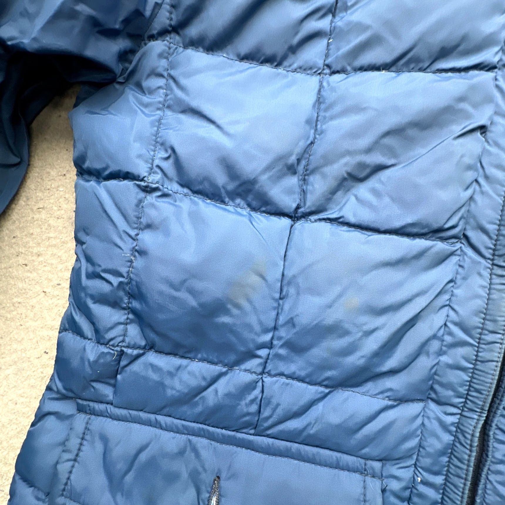 Eddie Bauer VINTAGE Eddie Bauer Down Goose Down Puffer Jacket Womens L Blue Quilted Zip Hooded Long 60s Leisure Size L / US 10 / IT 46 - 7 Thumbnail