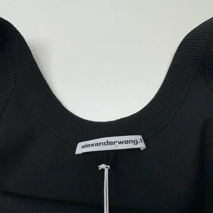 Alexander Wang Alexander Wang Black Casual U-Neck Dress - Size L / US 10 / IT 46 - 5 Thumbnail