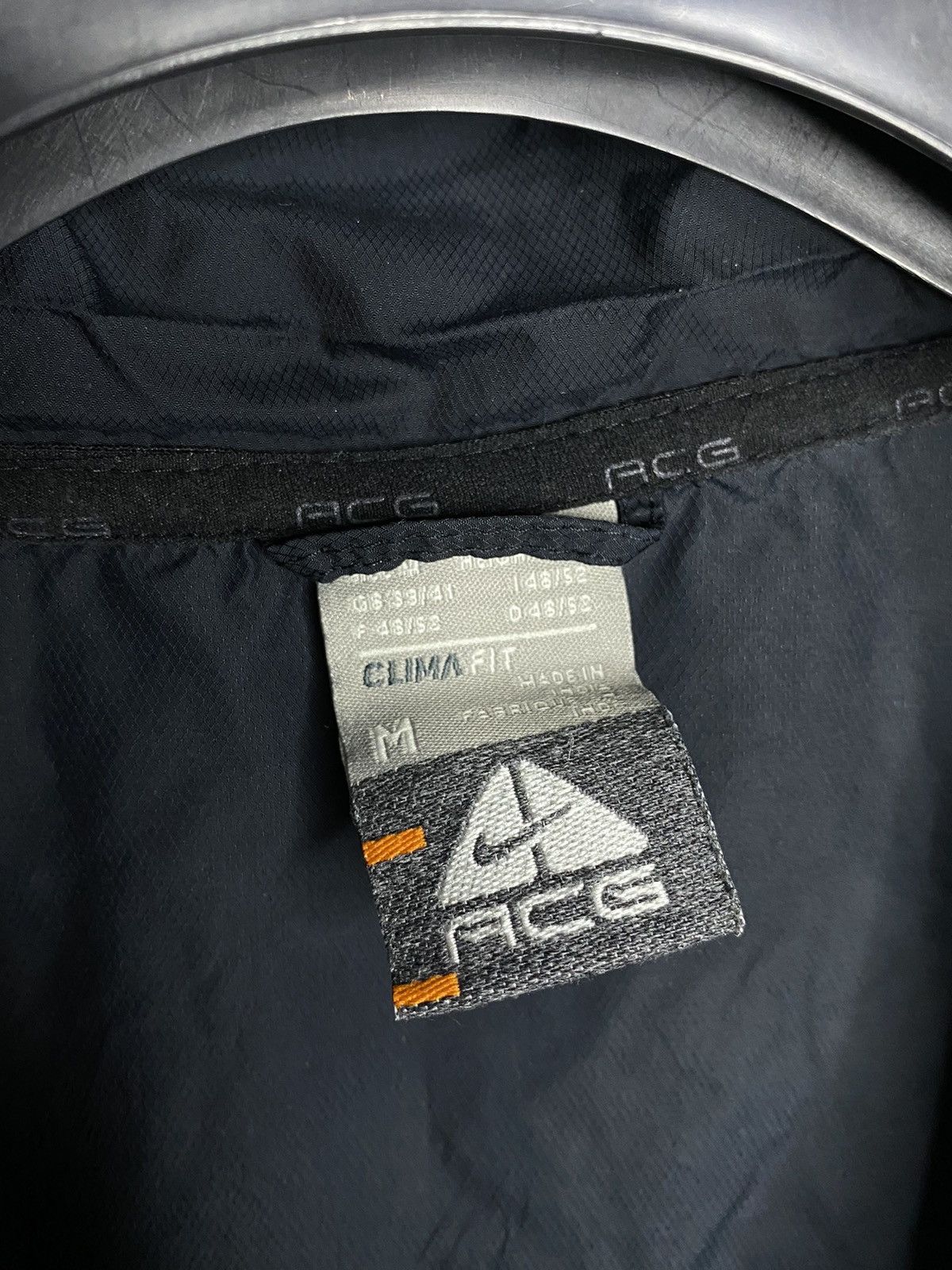 Nike × Nike ACG × Vintage Vintage Nike ACG Mens Black Light Jacket Size M Size US M / EU 48-50 / 2 - 3 Thumbnail