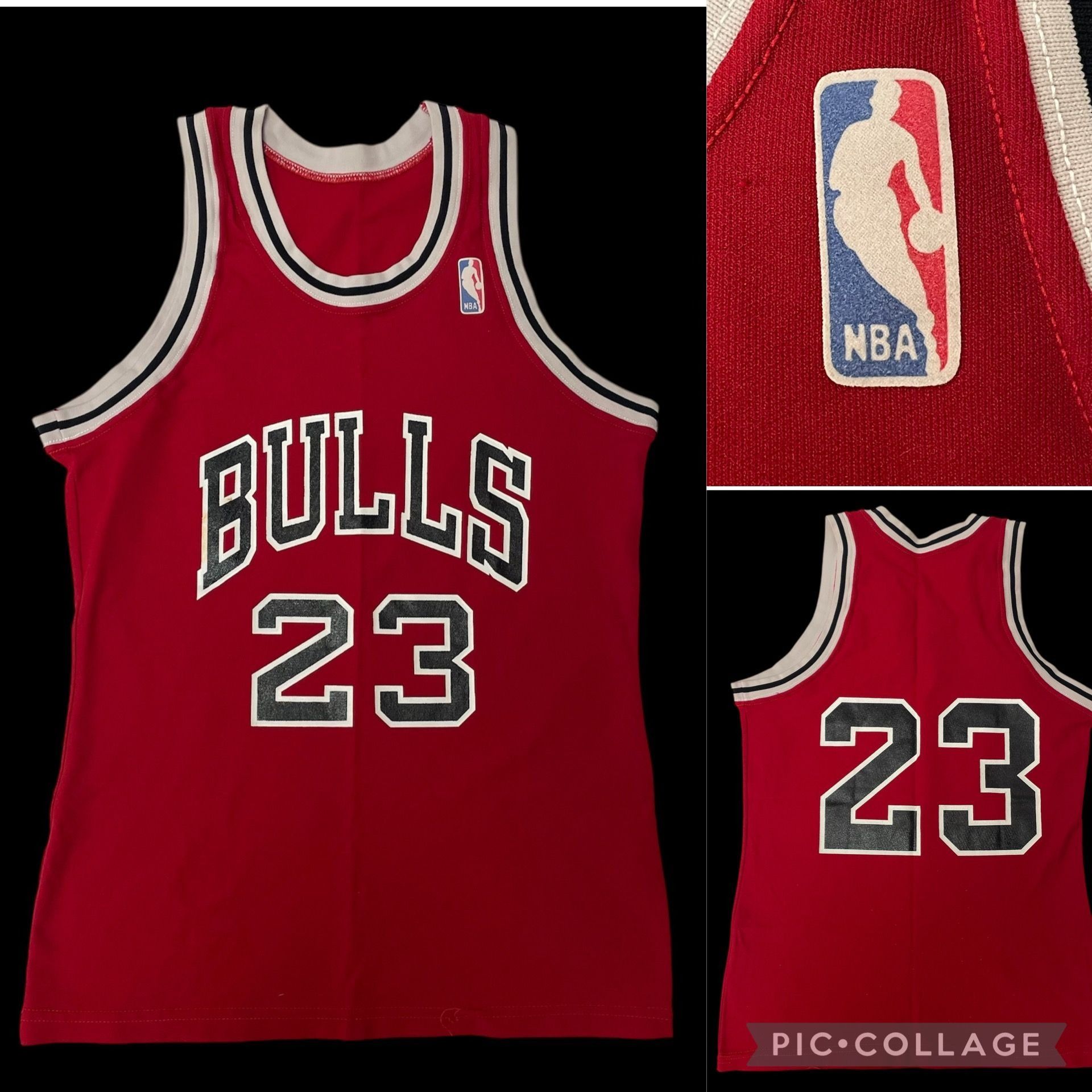 Vtg NBA Chicago BULLS #23 Michael Jordan Basketball Jersey