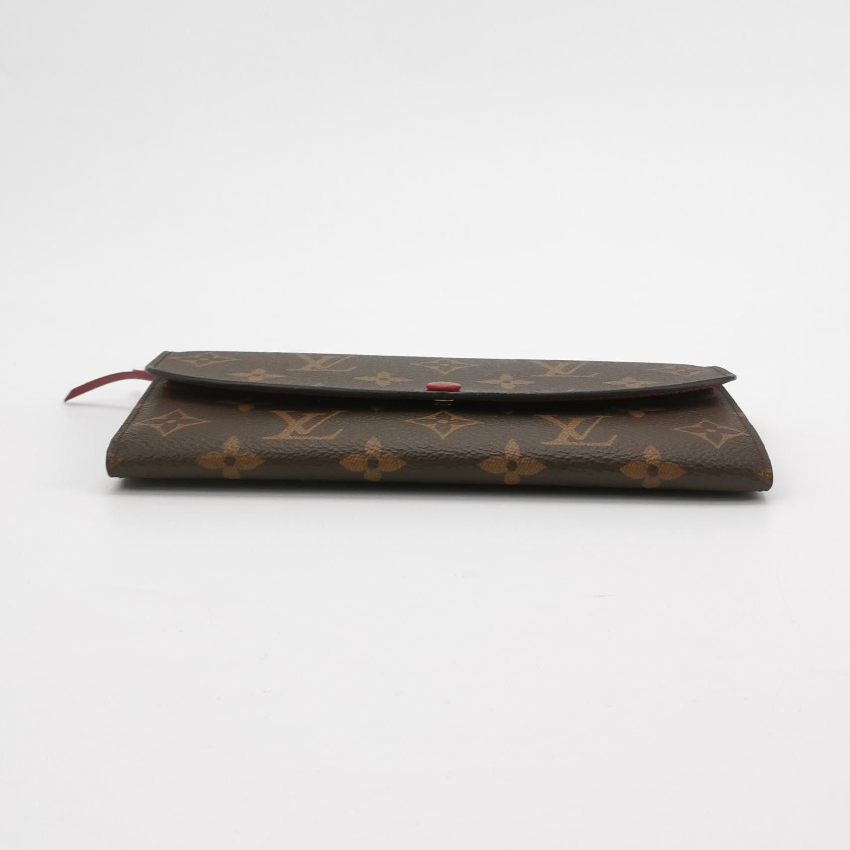 Louis Vuitton Louis Vuitton (LV) Emilie leather Monogram print snap walle Size ONE SIZE - 3 Thumbnail