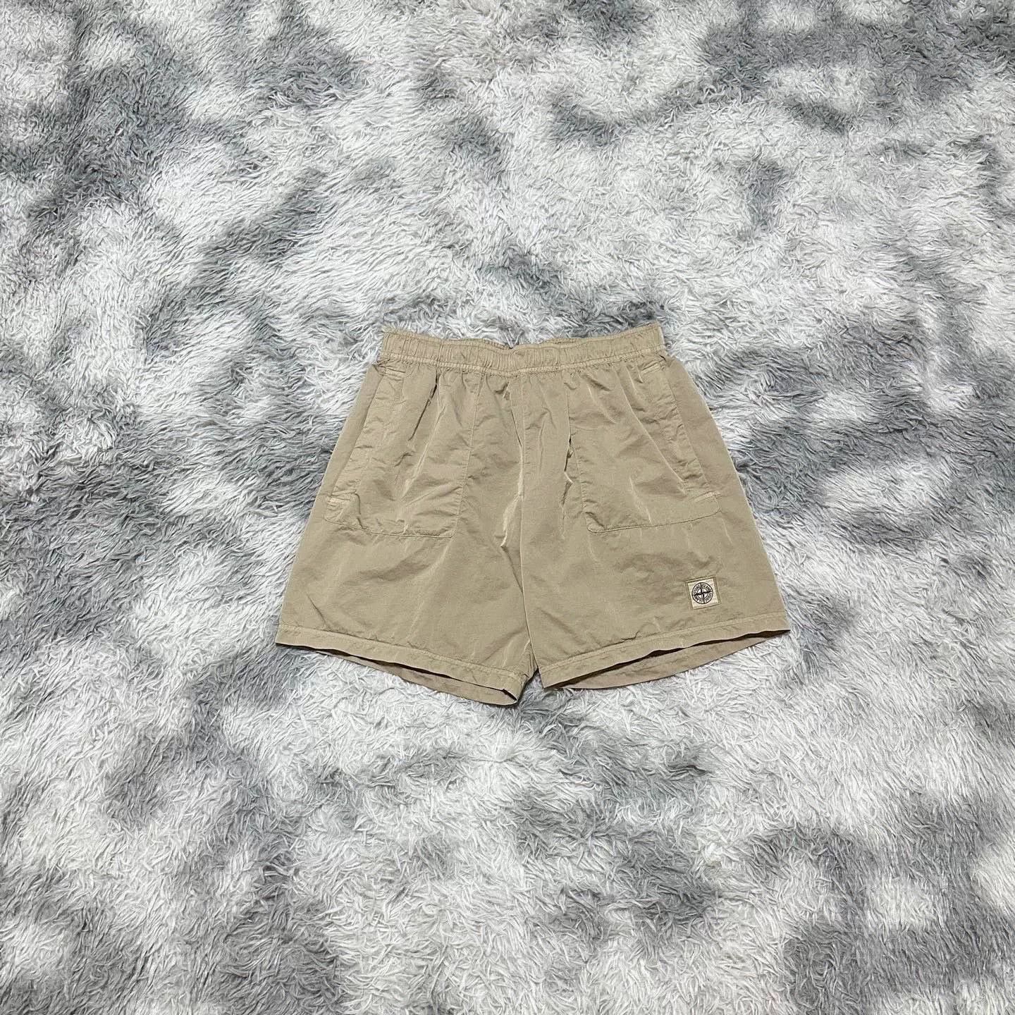 Stone Island Stone Island Beige Shorts Designer Size US 32 / EU 48 - 1 Thumbnail