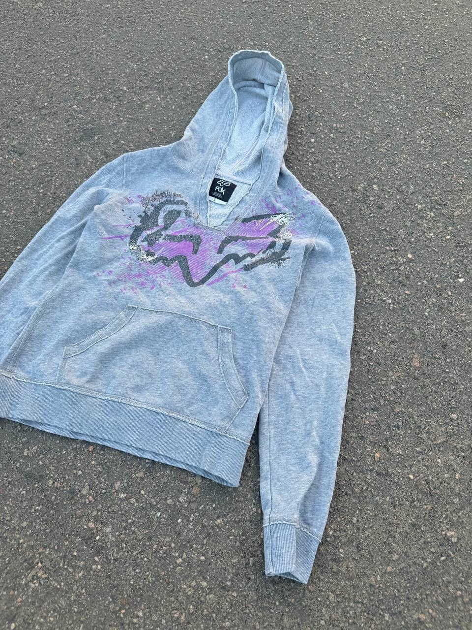 Fox Racing × Vintage Vintage fox racing graphic hoodie 90s y2k Size S / US 4 / IT 40 - 3 Thumbnail