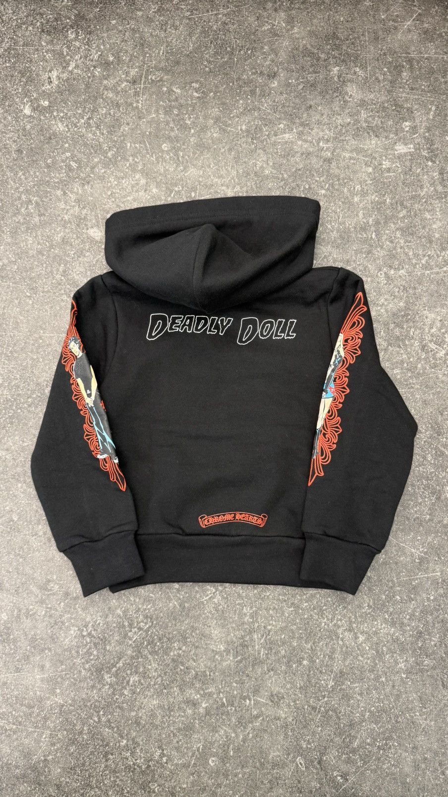 Chrome Hearts × Deadly Doll Chrome Hearts KIDS Deadly Doll Hoodie Black Size US XXS / EU 40 - 4 Thumbnail
