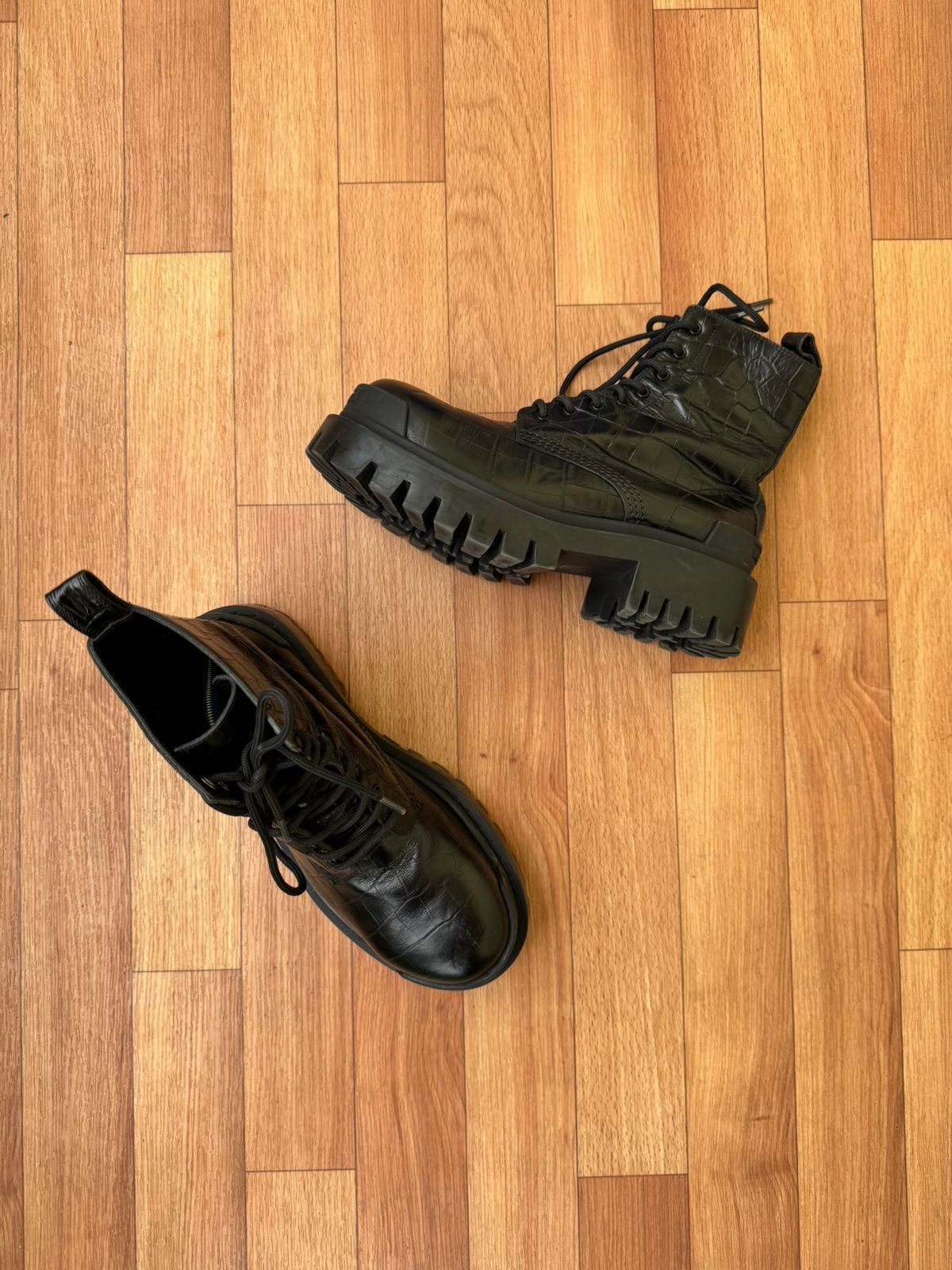Balenciaga 🐊 BALENCIAGA STRIKE CROC BOOTS Size US 6 / IT 36 - 4 Thumbnail