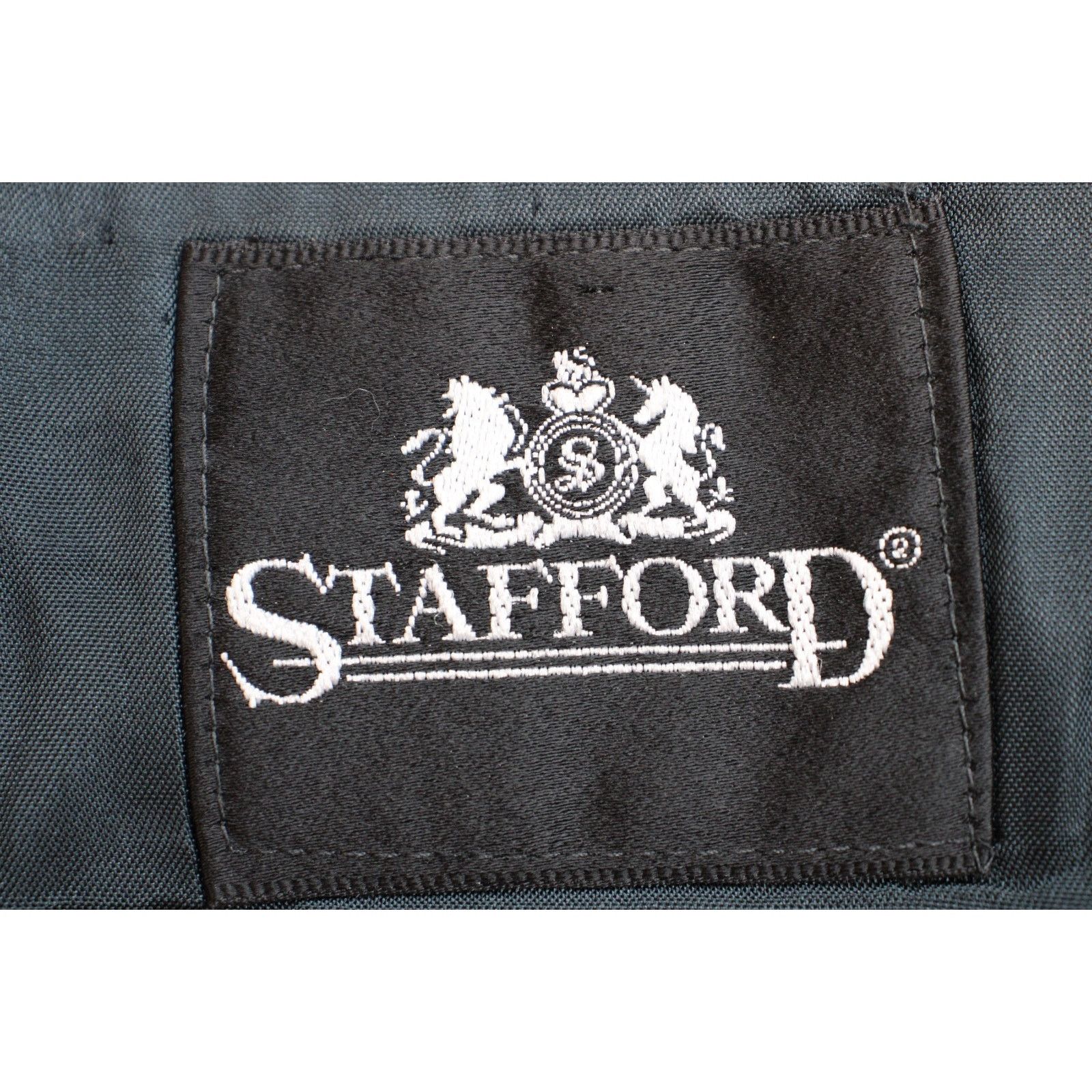 Stafford Stafford Blazer Men's Size 42L Navy Blue 2 Button Single Size 42L - 6 Thumbnail