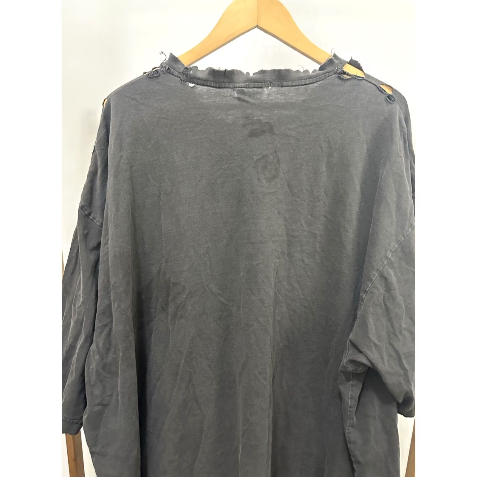 Vintage VTG Starco 5XL T-Shirt Black Grunge Distressed Worn Oversized Slim Fit Adults Mens Shirt Size US XXL / EU 58 / 5 - 5 Thumbnail