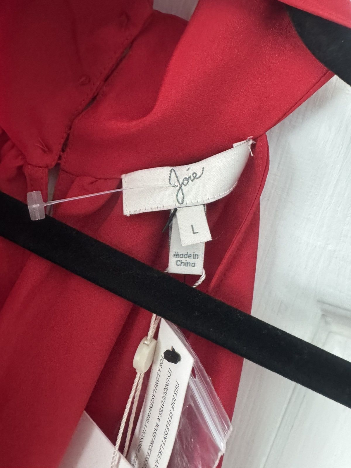 Joie Joie Vibrant Red Sleeveless Blouse Size L / US 10 / IT 46 - 8 Thumbnail