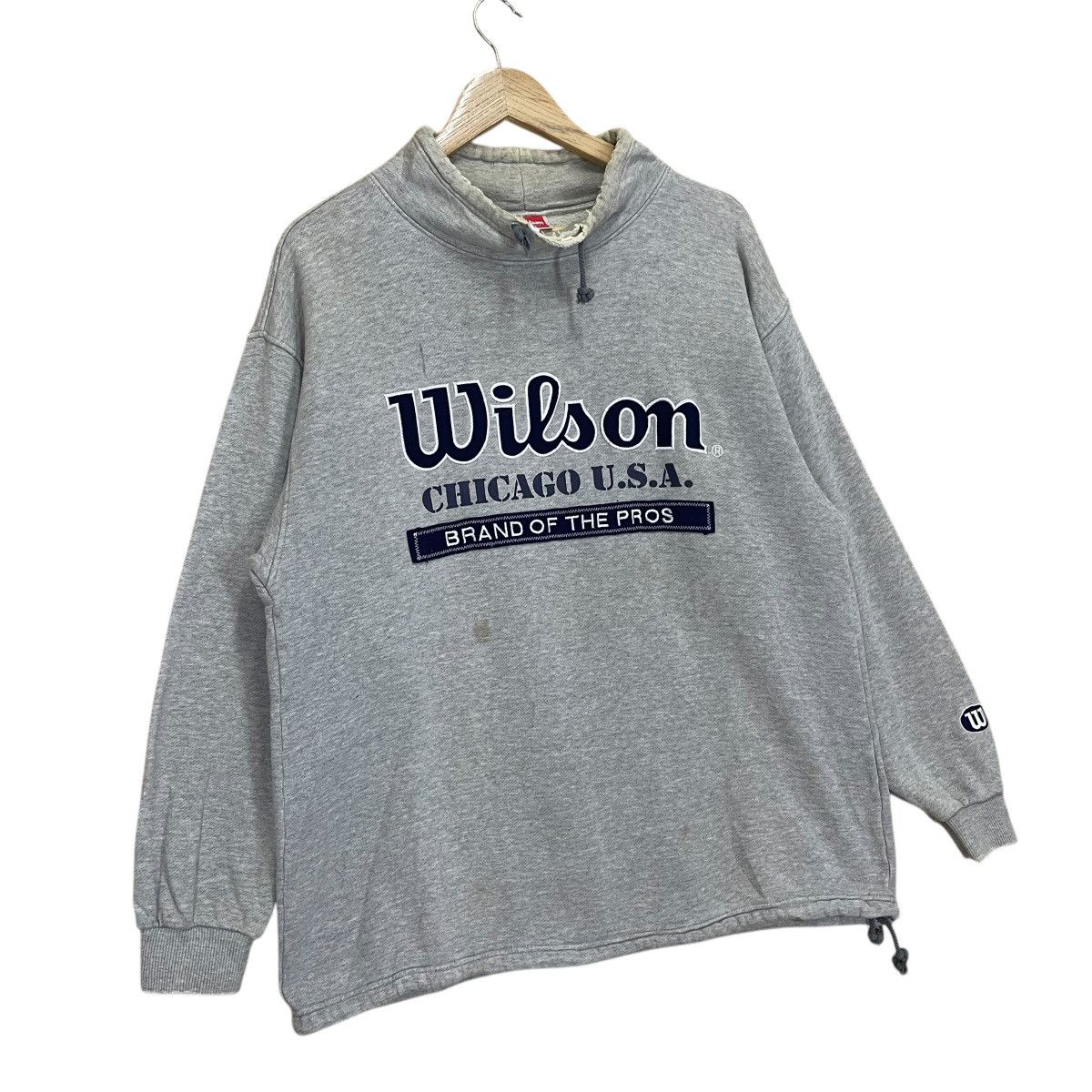 Wilson Vintage 90s Wilson Chicago Usa Crewneck Sweatshirt Size US L / EU 52-54 / 3 - 2 Thumbnail