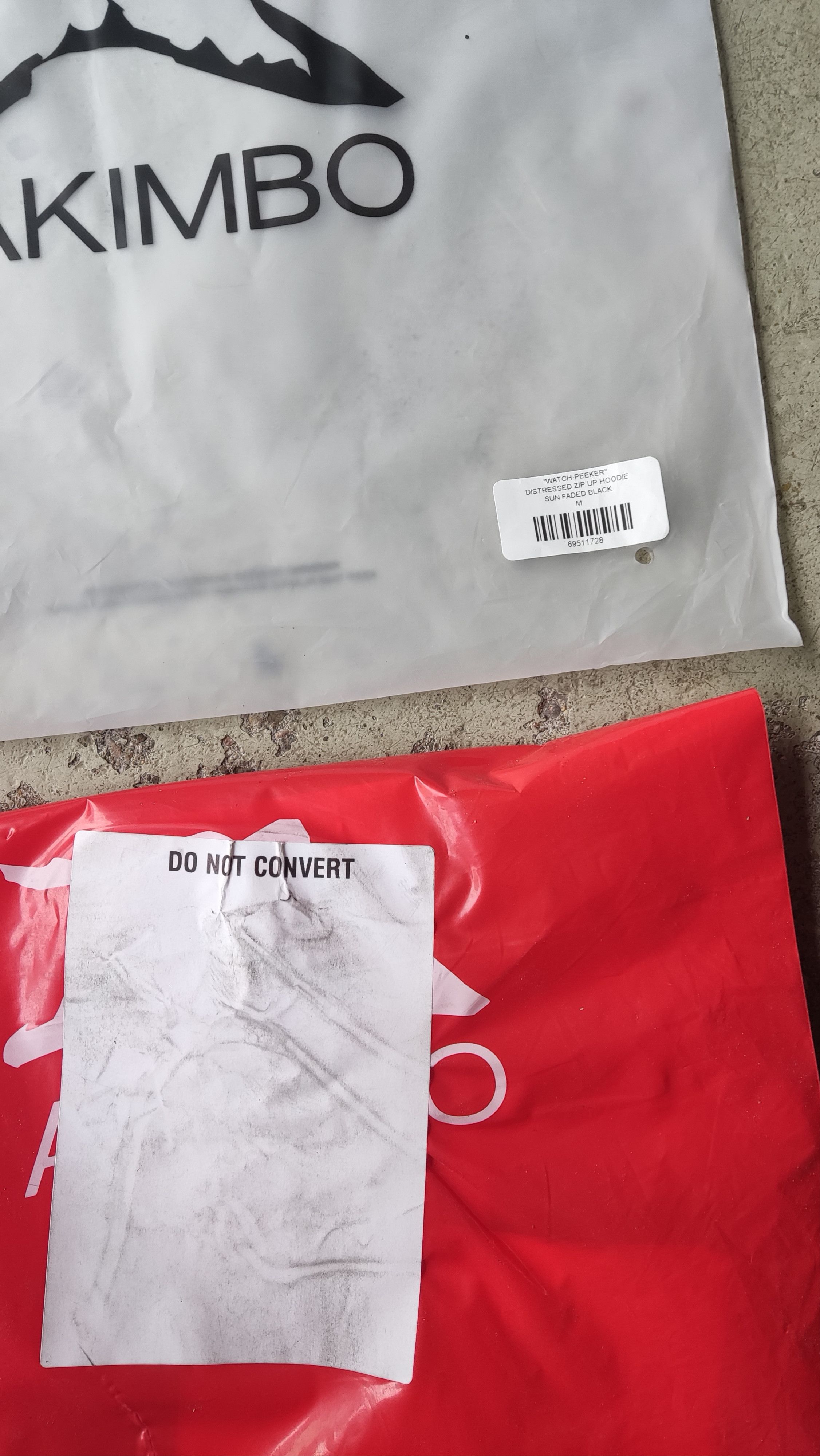 Akimbo Club Akimbo Club Watch Peeker Zip Hoodie size M Size US M / EU 48-50 / 2 - 13 Thumbnail