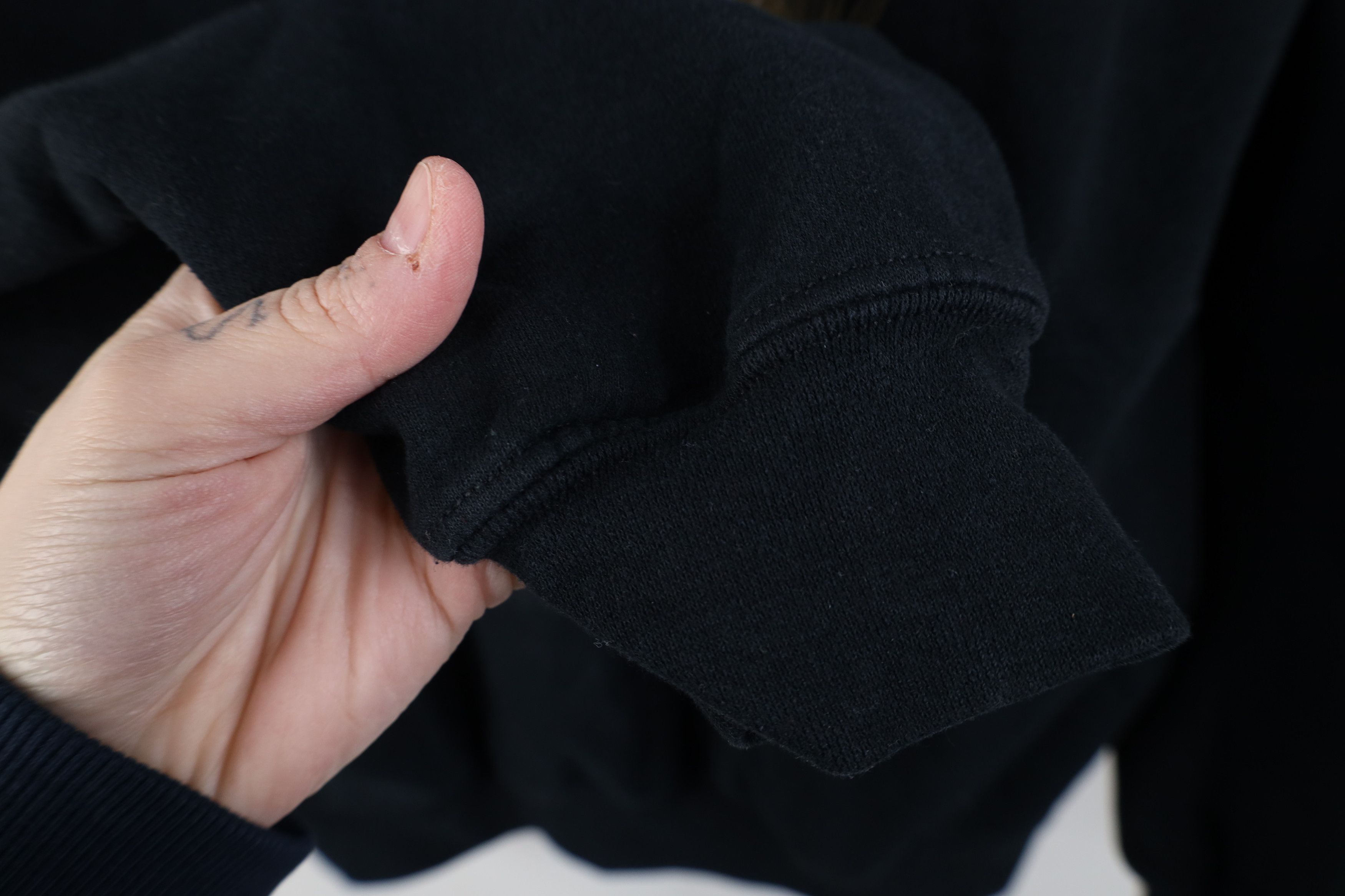 Vintage Vintage 90s Y2K Streetwear Eagle Crewneck Sweatshirt Black Size US XL / EU 56 / 4 - 10 Thumbnail
