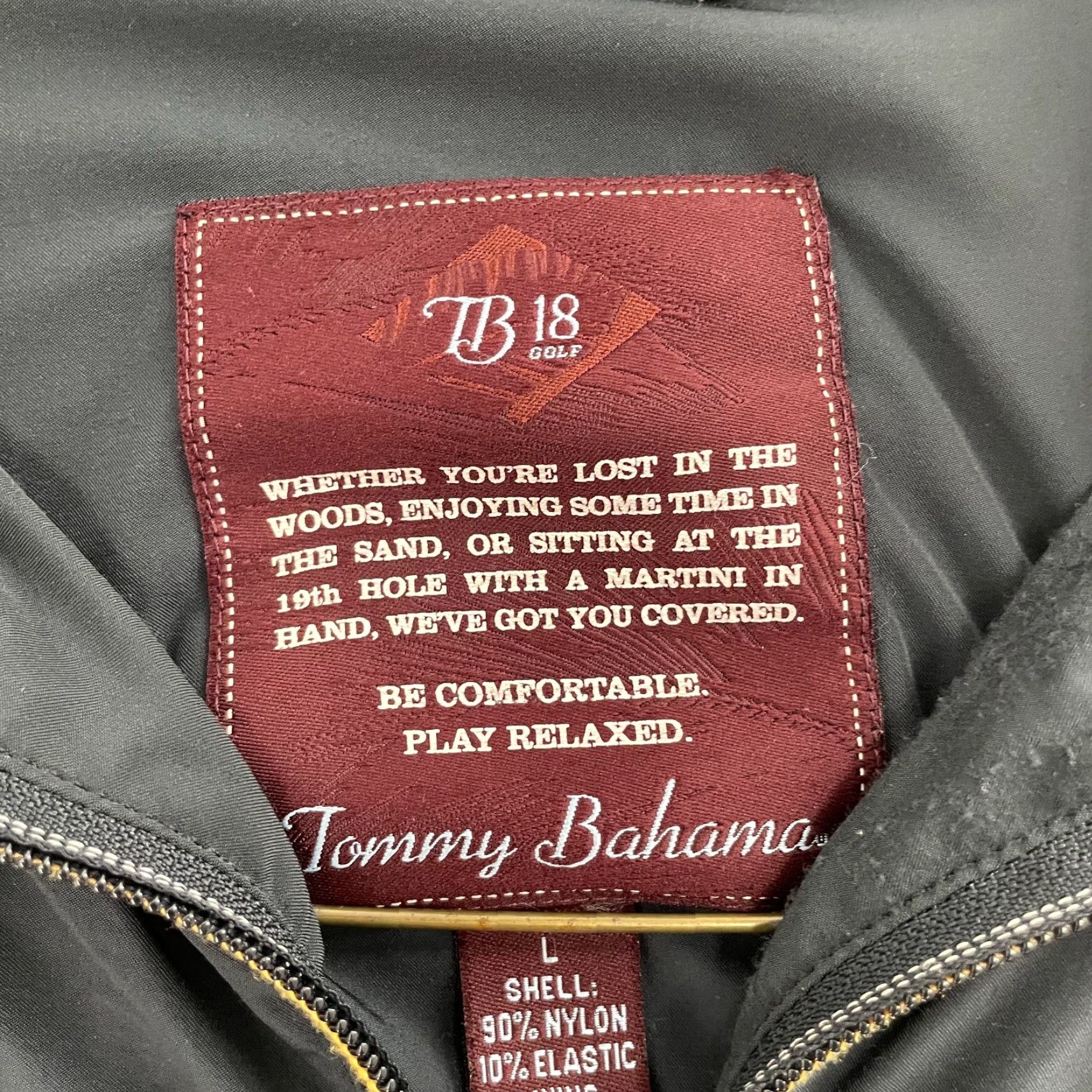 Tommy Bahama Tommy Bahama Jacket Adult Large Gray 1/4 Zip Pullover Windbreaker TB18 Logo Mens Size US L / EU 52-54 / 3 - 6 Thumbnail