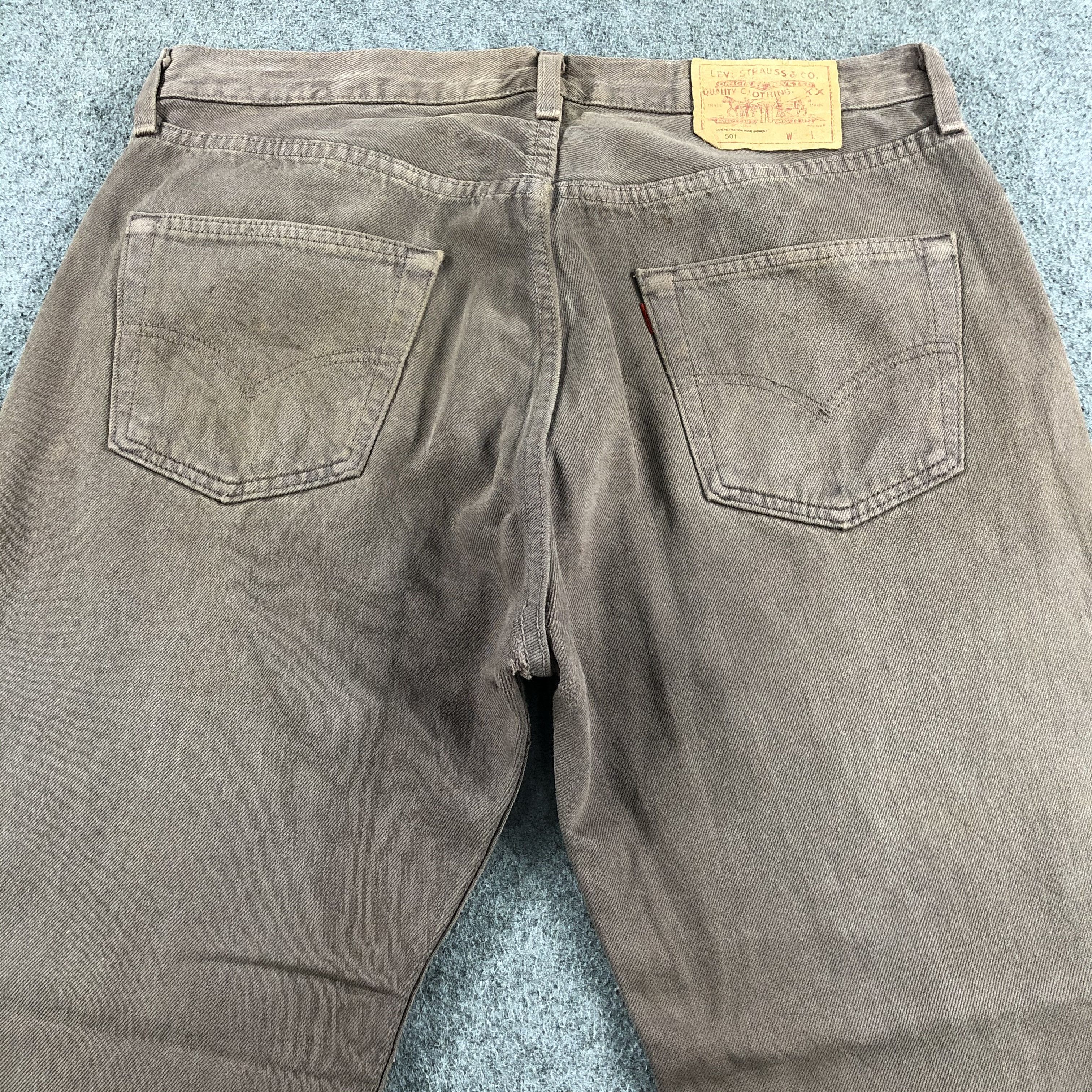 Levi's 90s Vintage Levis 501 Jeans-J1516 Size US 35 - 4 Thumbnail