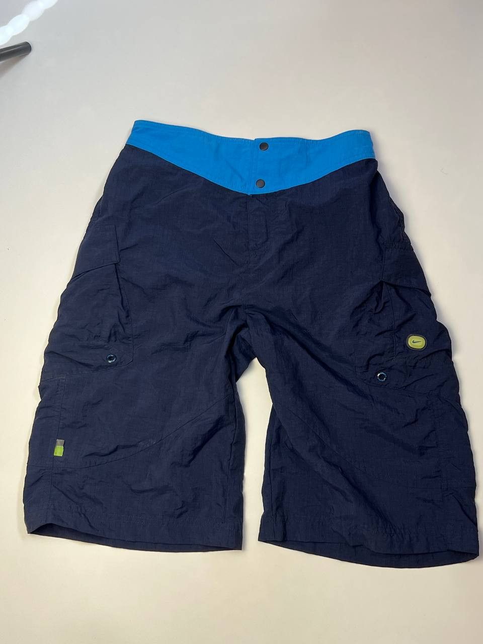 Nike 🩳 Nike Outdoor Trail Shorts – Navy & Blue Size US 35 - 1 Thumbnail