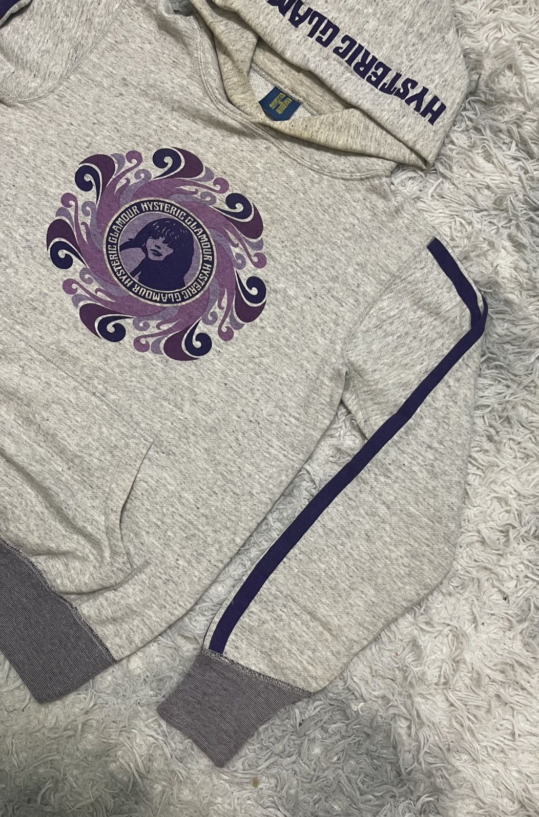 Hysteric Glamour 90s HYSTERIC GLAMOUR ICONIC FACE LOGO HOODIE Size US M / EU 48-50 / 2 - 3 Thumbnail