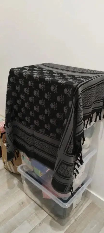 Japanese Brand Skull Scarf Size ONE SIZE - 3 Thumbnail