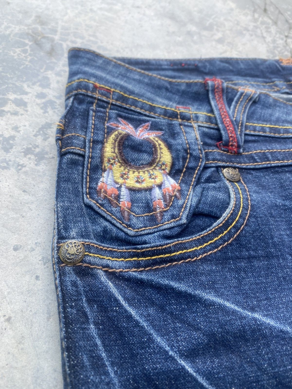 Japanese Brand PLYMTONE Indian Jeans Size US 30 / EU 46 - 6 Thumbnail
