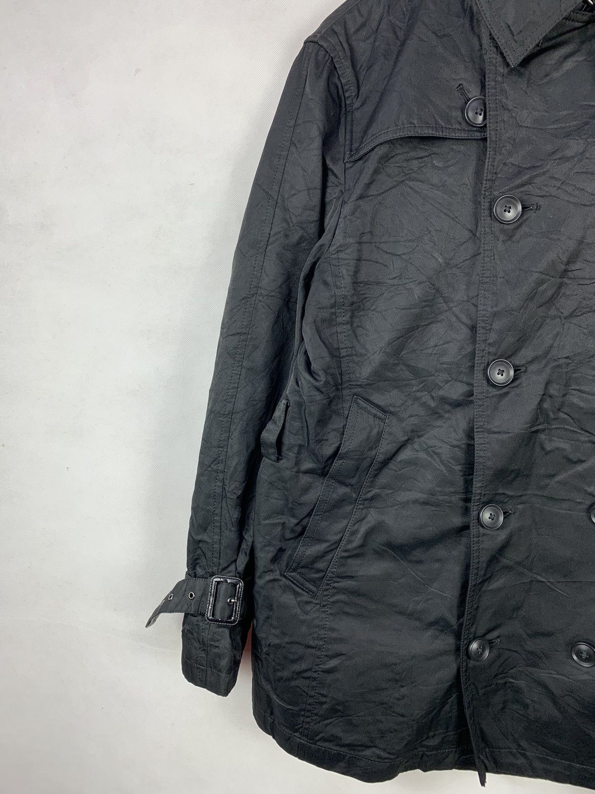 Japanese Brand Steals! Double Breasted Button Casual Waxed Jacket Coat Size US S / EU 44-46 / 1 - 4 Thumbnail