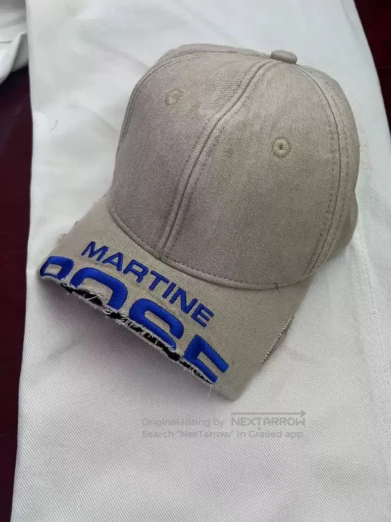 Martine Rose Martine Rose 24ss khaki baseball cap with broken brim. Size ONE SIZE - 1 Thumbnail