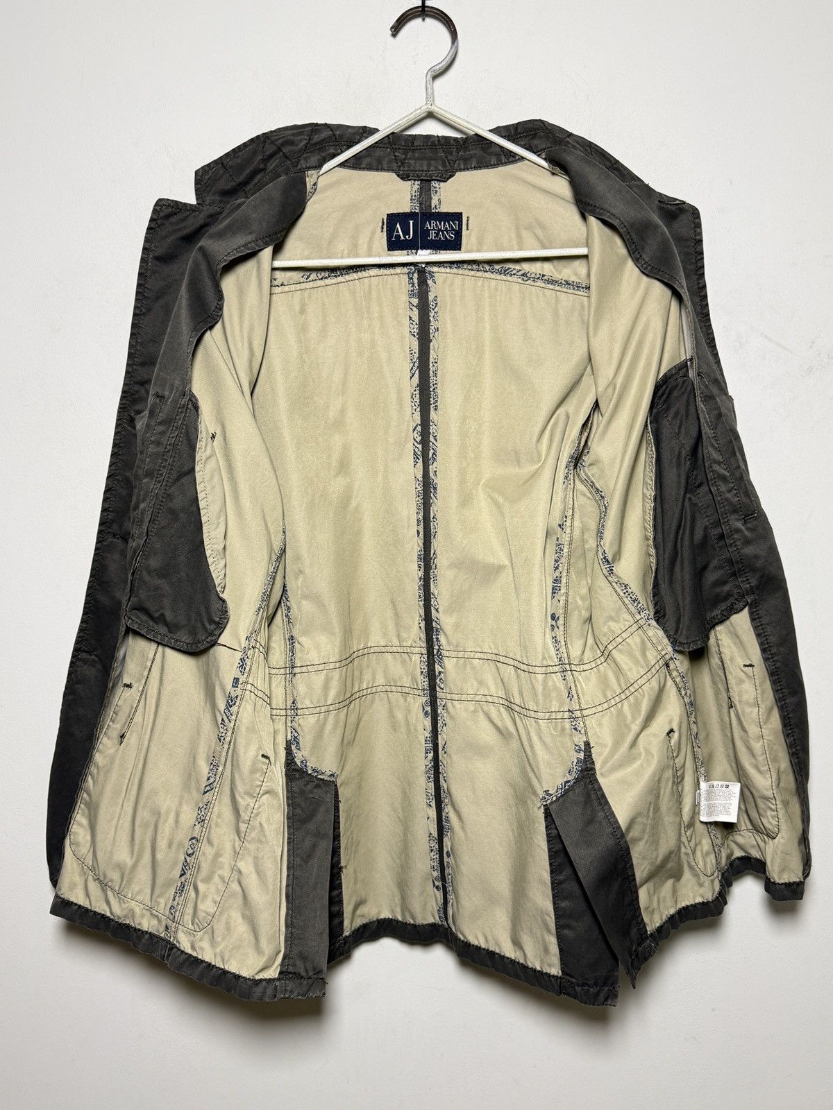 Giorgio Armani Armani Jeans Military Blazer Size US M / EU 48-50 / 2 - 11 Thumbnail