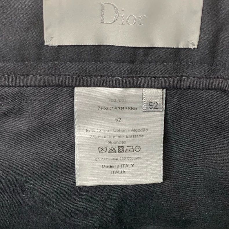 Dior Dior Black Pants Size 52-2506 Size 41" - 7 Thumbnail