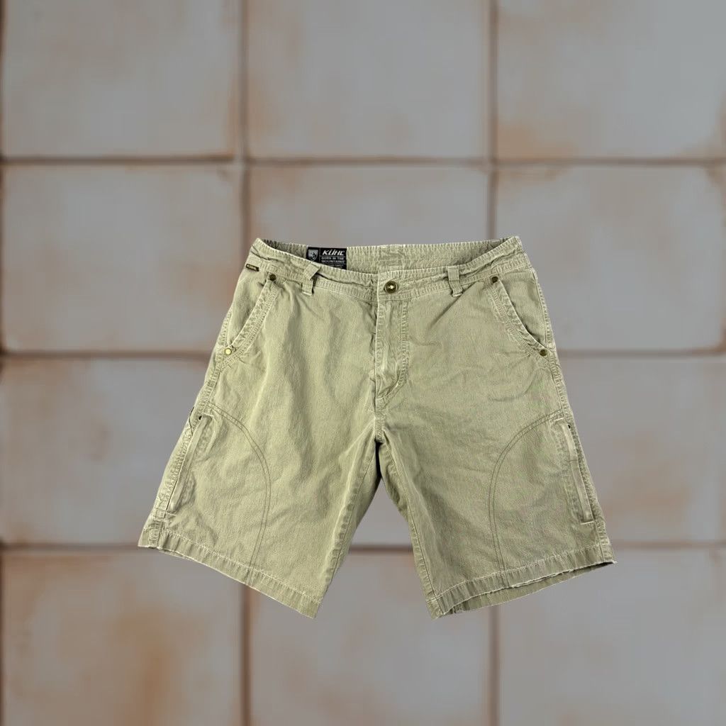 Vintage Kuhl Renegade Shorts Men’s 34 Brown Cargo Pockets Outdoor Utility Hiking Cargo Short Mens 34 Brown Size US 34 / EU 50 - 1 Thumbnail