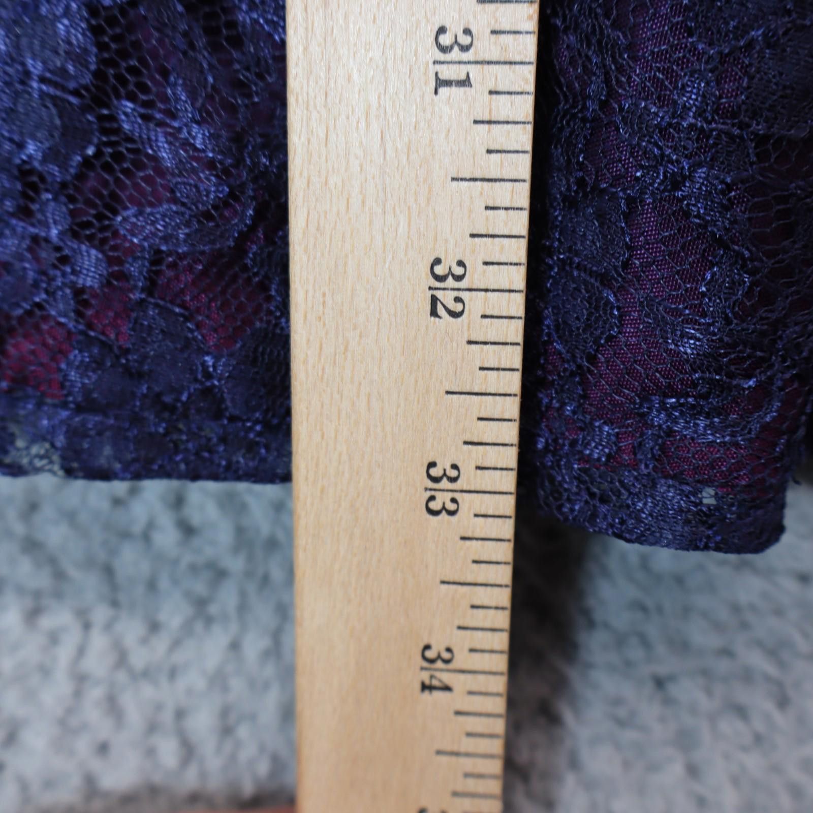 Other Notorious Dress sz 3 Vtg 80s Party Prom Sheath Formal Lace Size S / US 4 / IT 40 - 5 Thumbnail