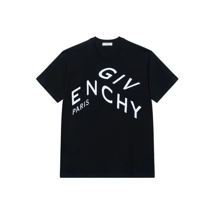 Givenchy Givenchy Logo Slim Embroidered Short-Sleeve T-Shirt Size US S / EU 44-46 / 1 - 1 Thumbnail