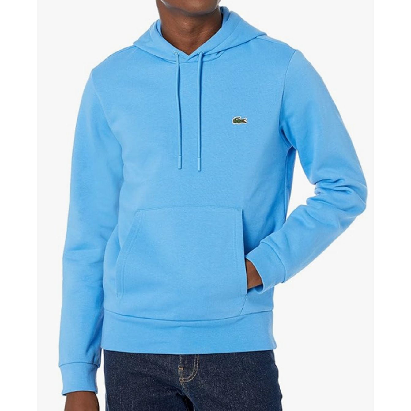 Lacoste Lacoste Men's Long Sleeve Solid Pop Over Sweatshirt XXL Size US XXL / EU 58 / 5 - 1 Thumbnail