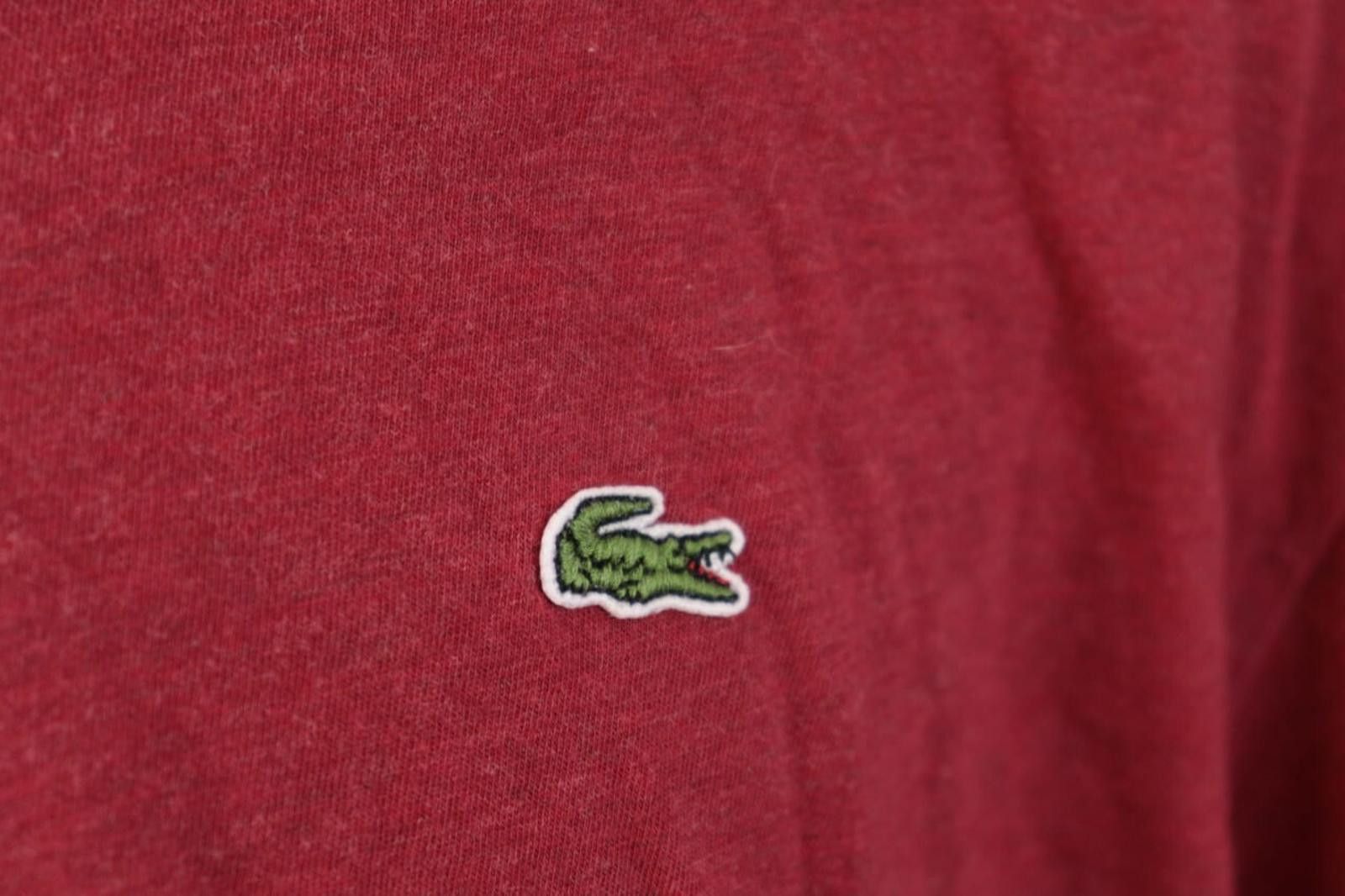Lacoste Lacoste Red Crew Neck Short Sleeve T-Shirt Size 8 / 3XL Size US XXL / EU 58 / 5 - 4 Thumbnail