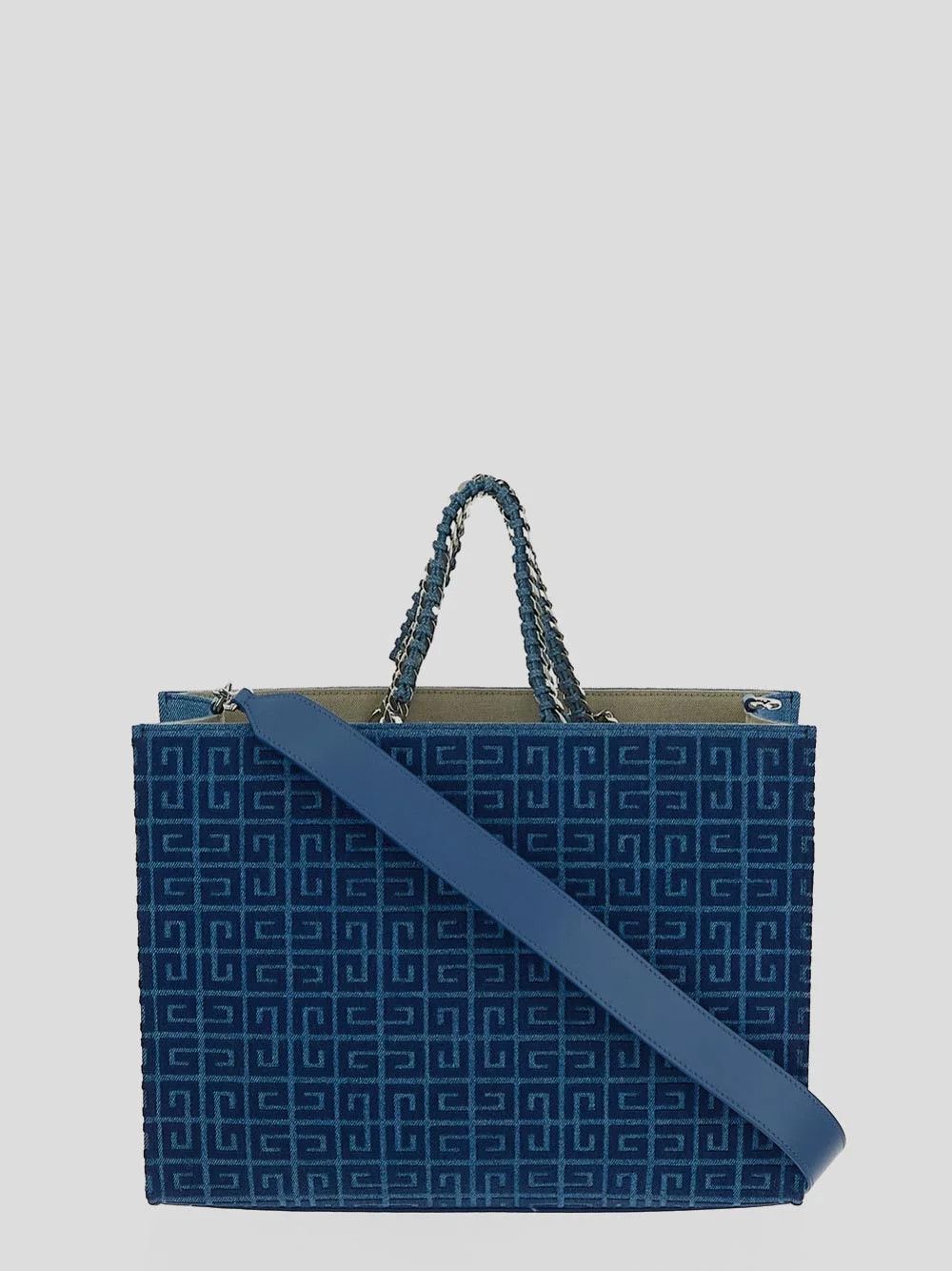 Givenchy o1srvl11e1124 Size: OS/ G-Tote Bag in Medium Blue Size ONE SIZE - 4 Thumbnail