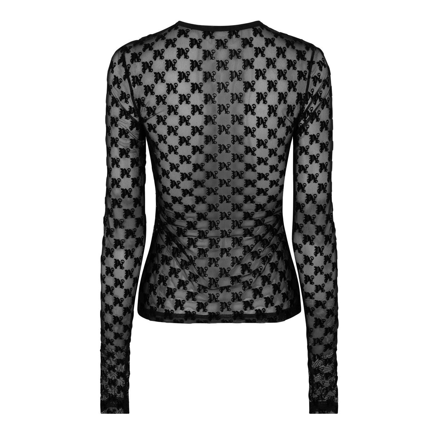 Palm Angels o1g2r1mq0325 Long Sleeve T-Shirt in Black Size M / US 6-8 / IT 42-44 - 2 Thumbnail