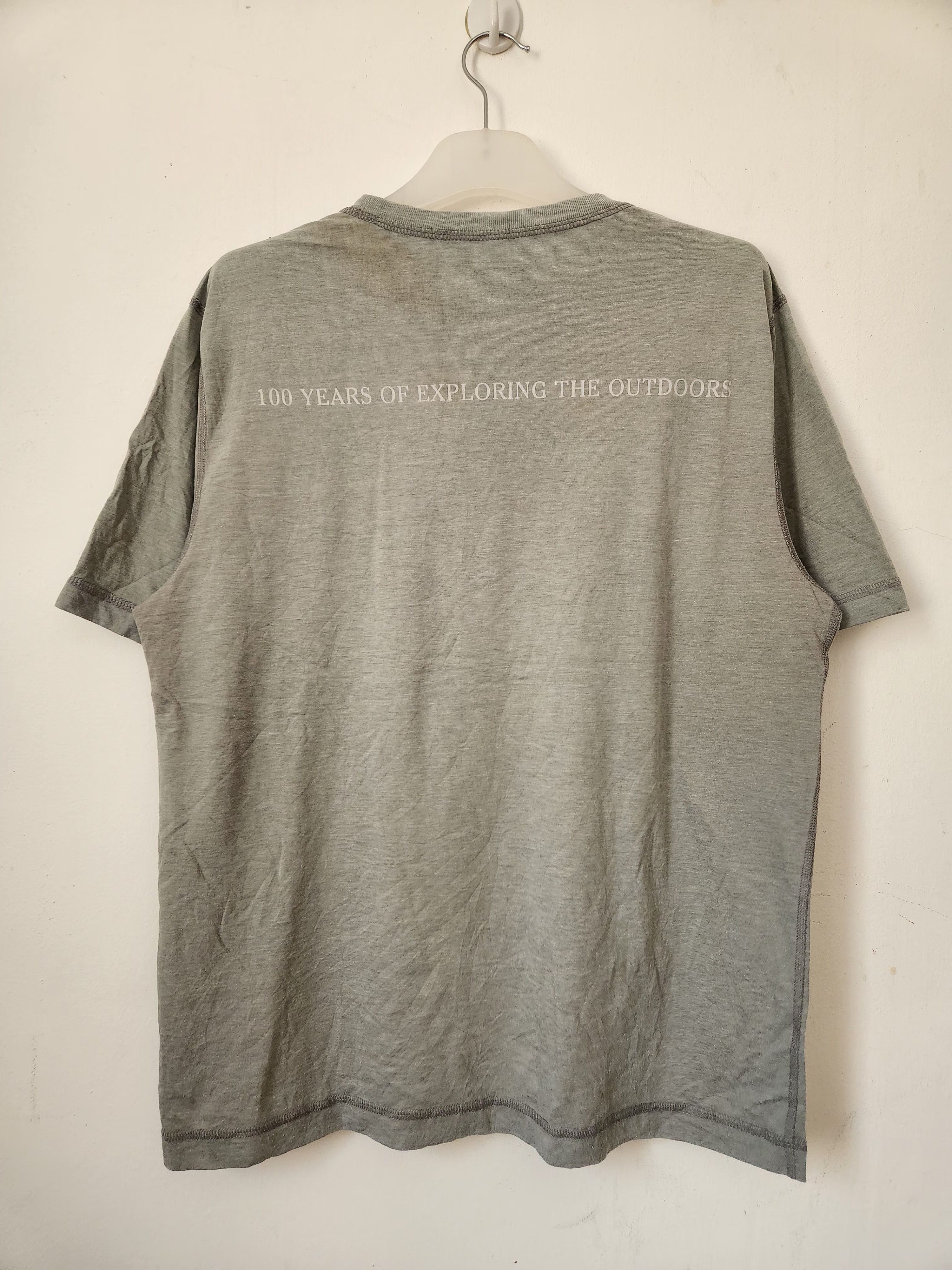L.L. Bean L.L.Bean Grey Short Sleeve Tee Size US M / EU 48-50 / 2 - 2 Thumbnail