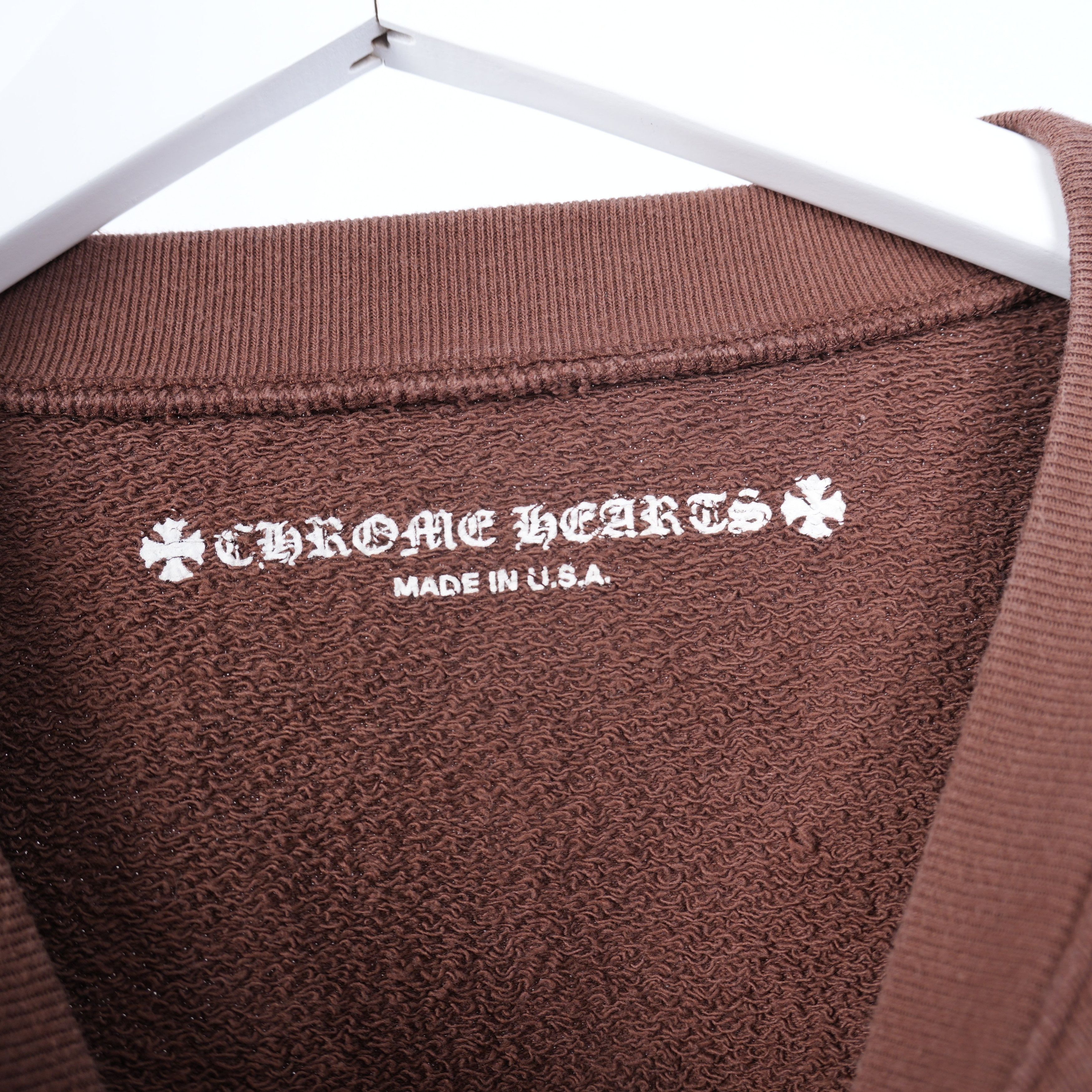 Chrome Hearts Matty Boy Structure Brown Crewneck Size US L / EU 52-54 / 3 - 6 Thumbnail
