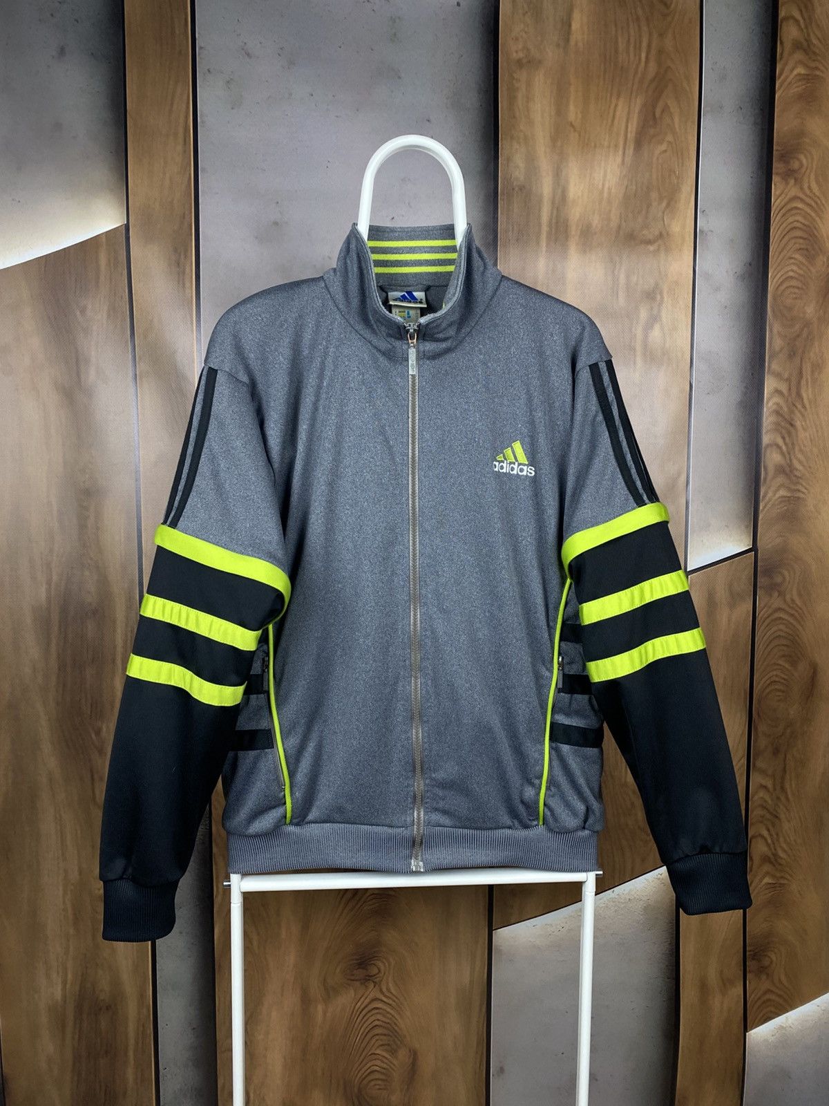 Adidas 🚀Vintage Track Jacket Adidas Full Zip Up Big Logo🚀 Size US S / EU 44-46 / 1 - 2 Thumbnail