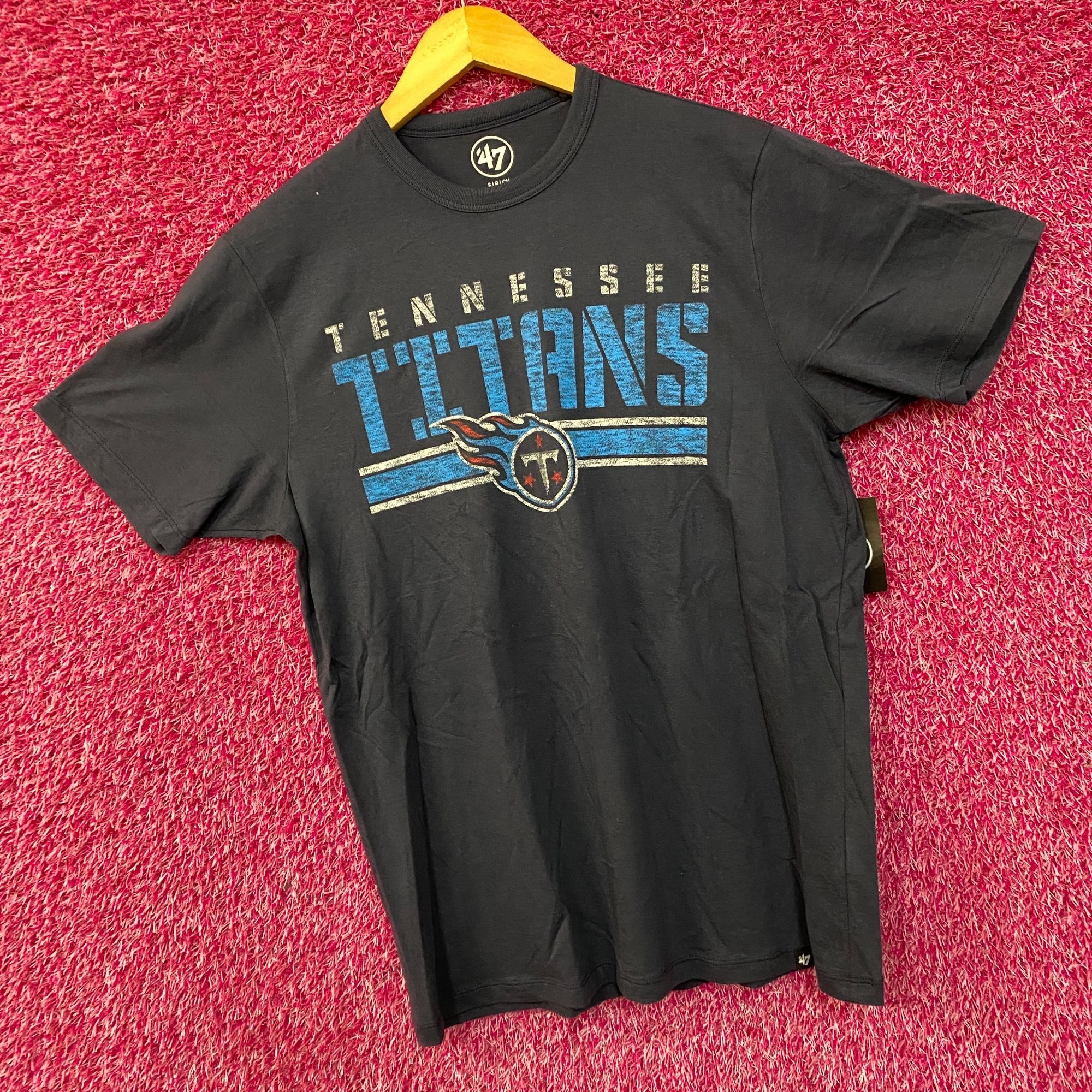 47 Tennessee Titans '47 Navy Team Stripe T-Shirt Small Size US S / EU 44-46 / 1 - 3 Thumbnail