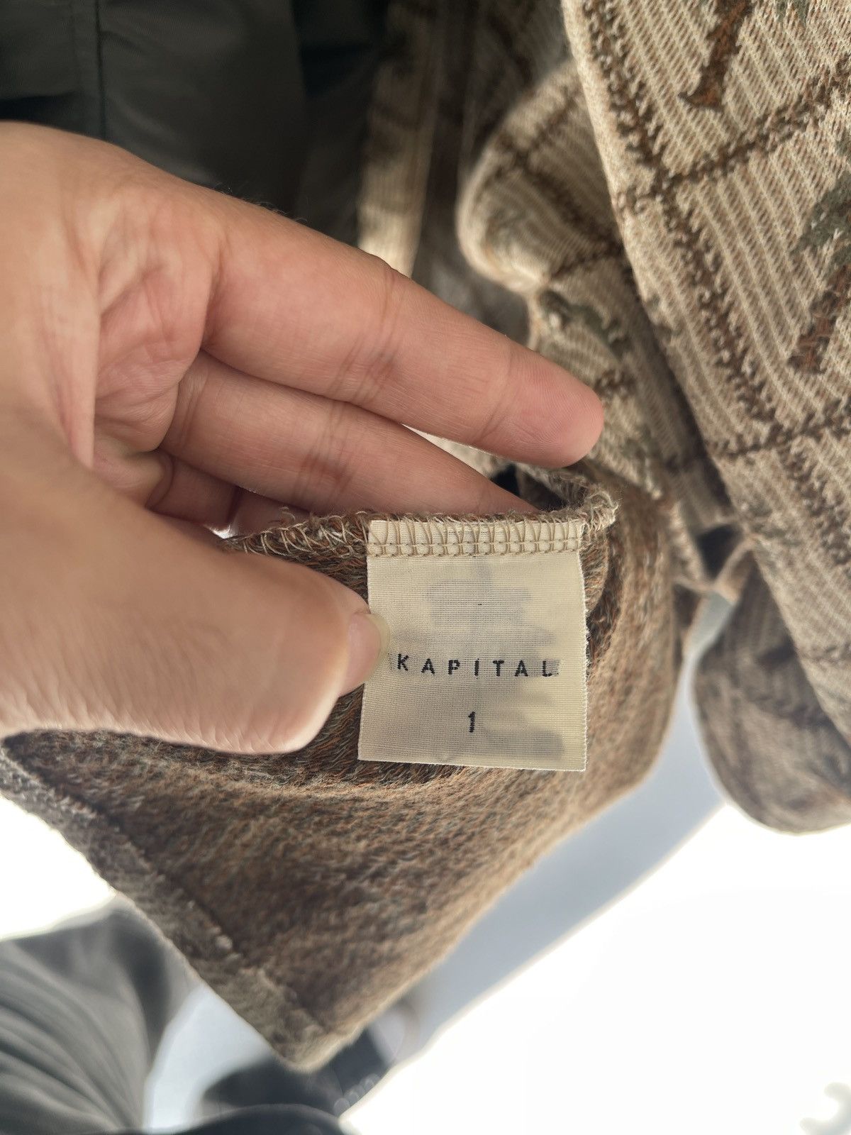 Kapital Kapital Palm Grid Drape Top Size US M / EU 48-50 / 2 - 7 Thumbnail
