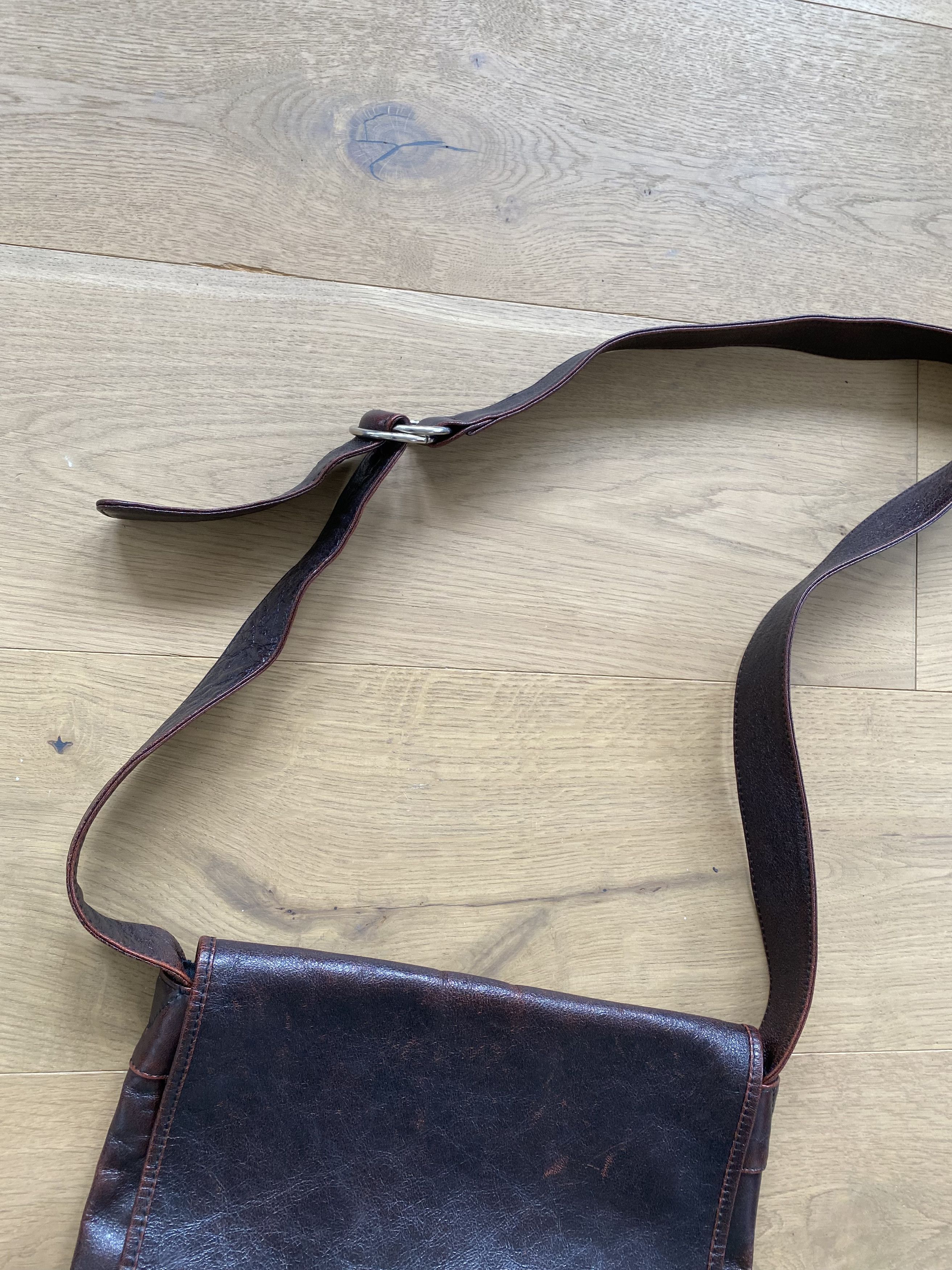 Masaki Matsushima Masaki Matsushima leather crossbody bag | Grailed