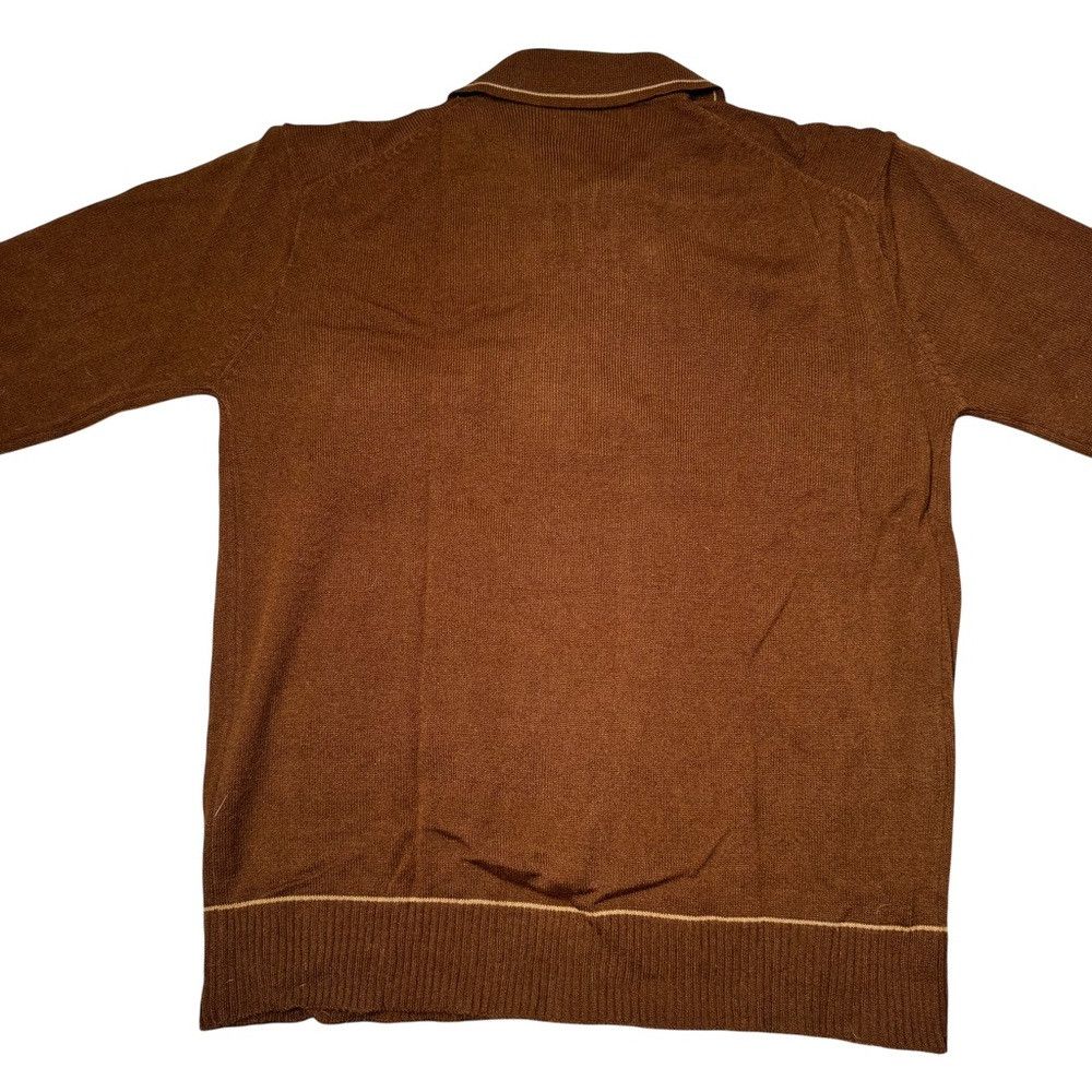 Other NWT New Vintage Sutton Place Brown Polo Sweater Size L Size US L / EU 52-54 / 3 - 3 Thumbnail