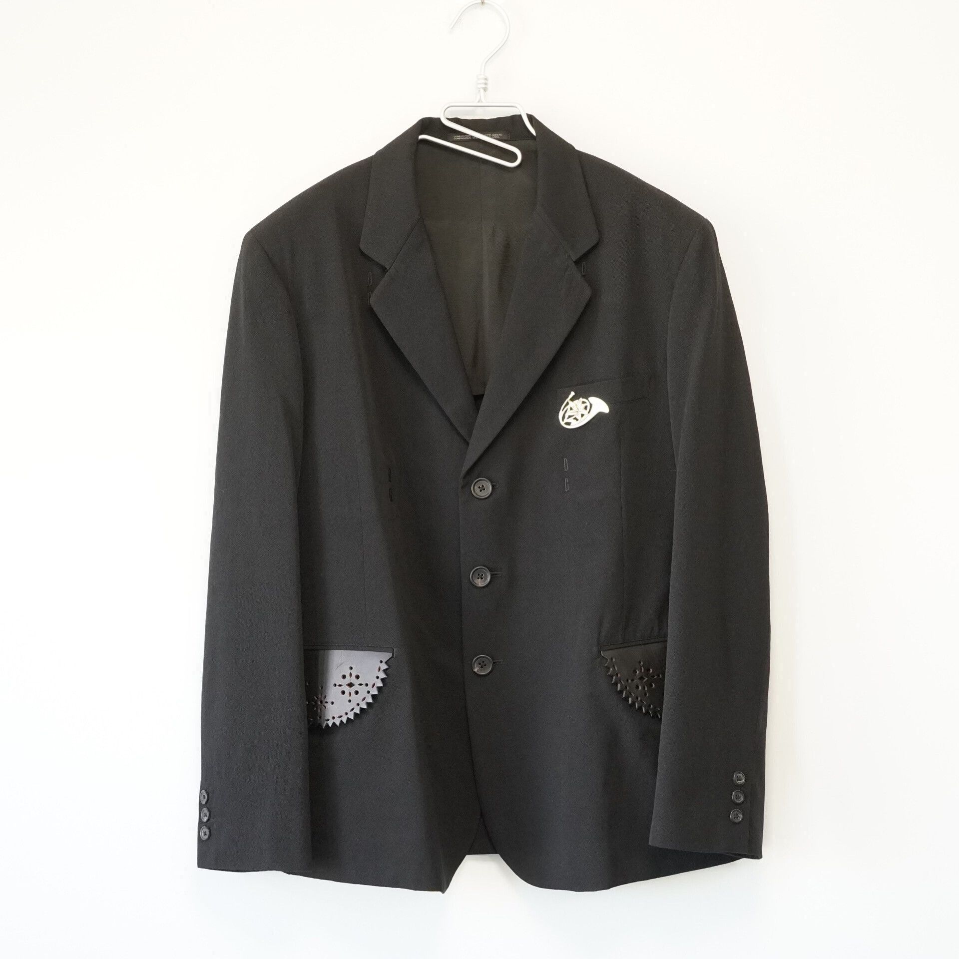 Yohji Yamamoto Yohji Yamamoto 96SS Hollow Wool Jacket Size US M / EU 48-50 / 2 - 1 Thumbnail